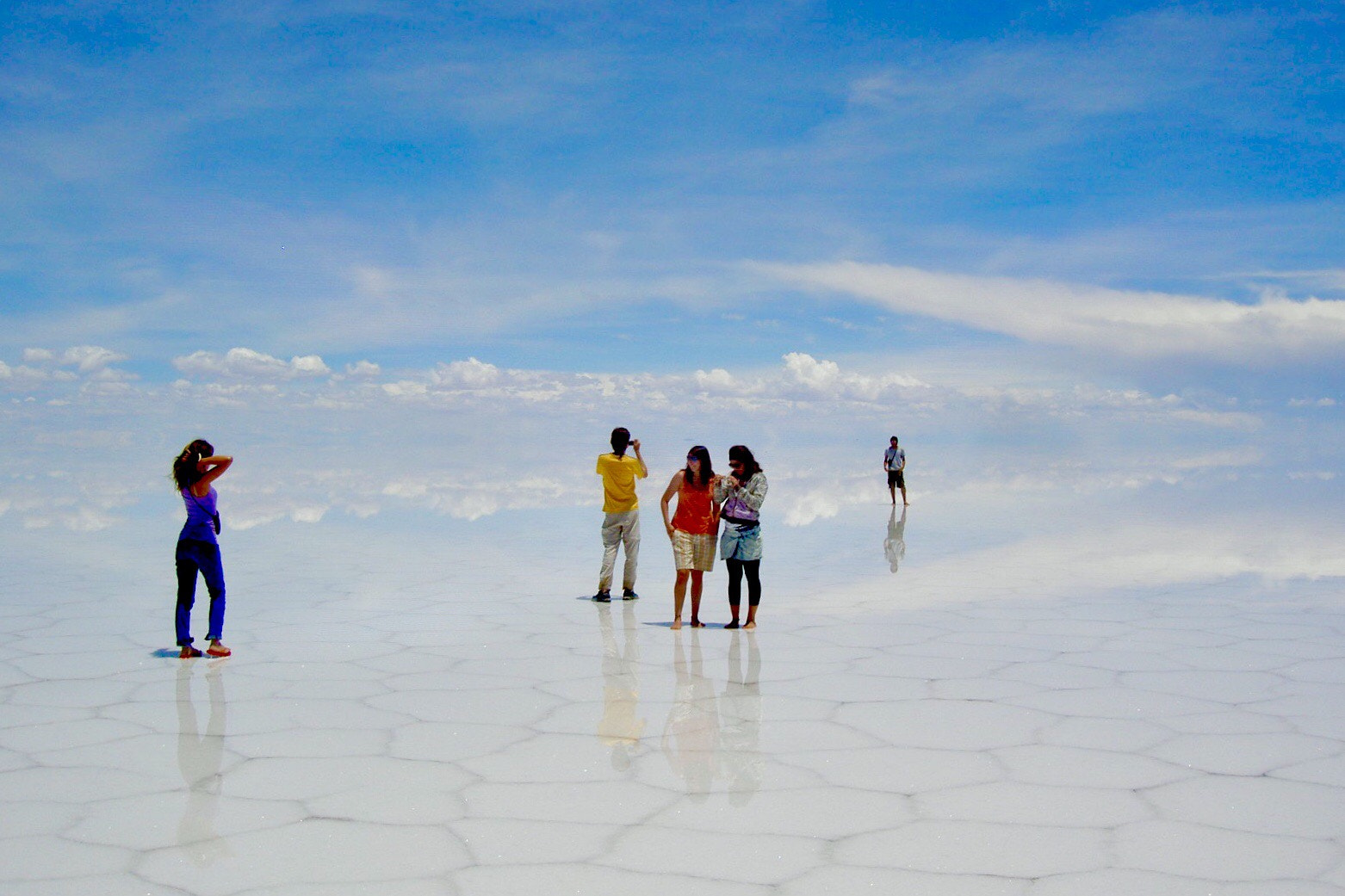 KONICA MINOLTA DIGITAL CAMERA KD-500Z sample photo. Reflection in uyuni photography