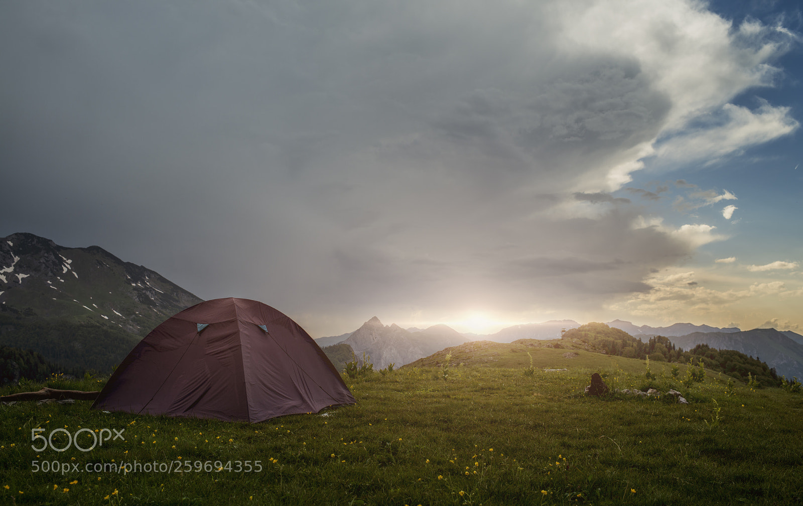 Nikon D800E sample photo. Camping on the mountain photography