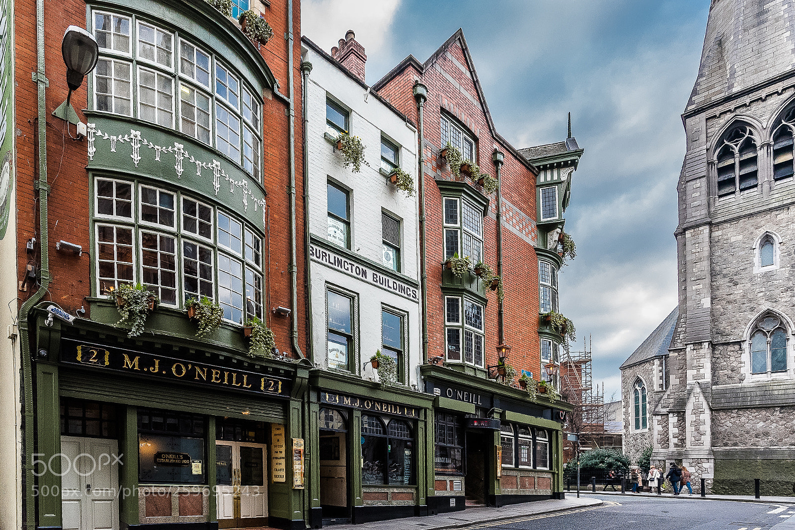 Nikon D750 sample photo. Church lane houses, dublin photography