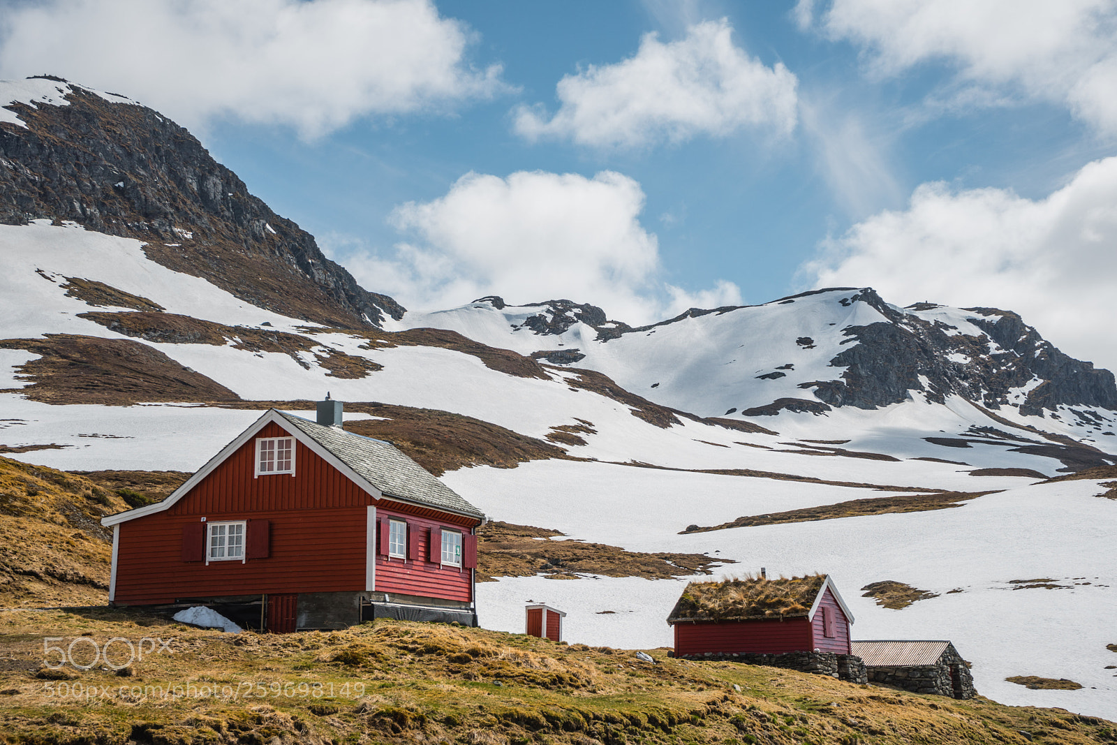 Sony a7 sample photo. Rural norwegian cabins photography