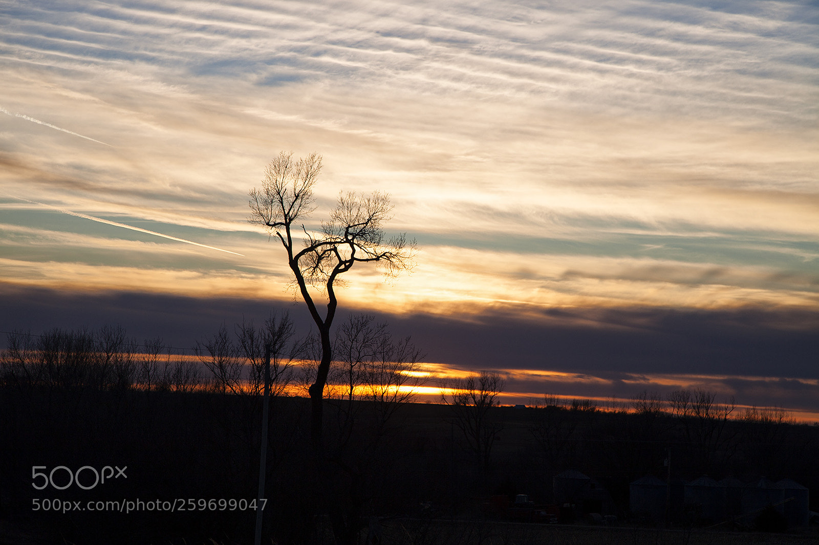 Canon EOS 5D Mark II sample photo. Prairie sunset photography