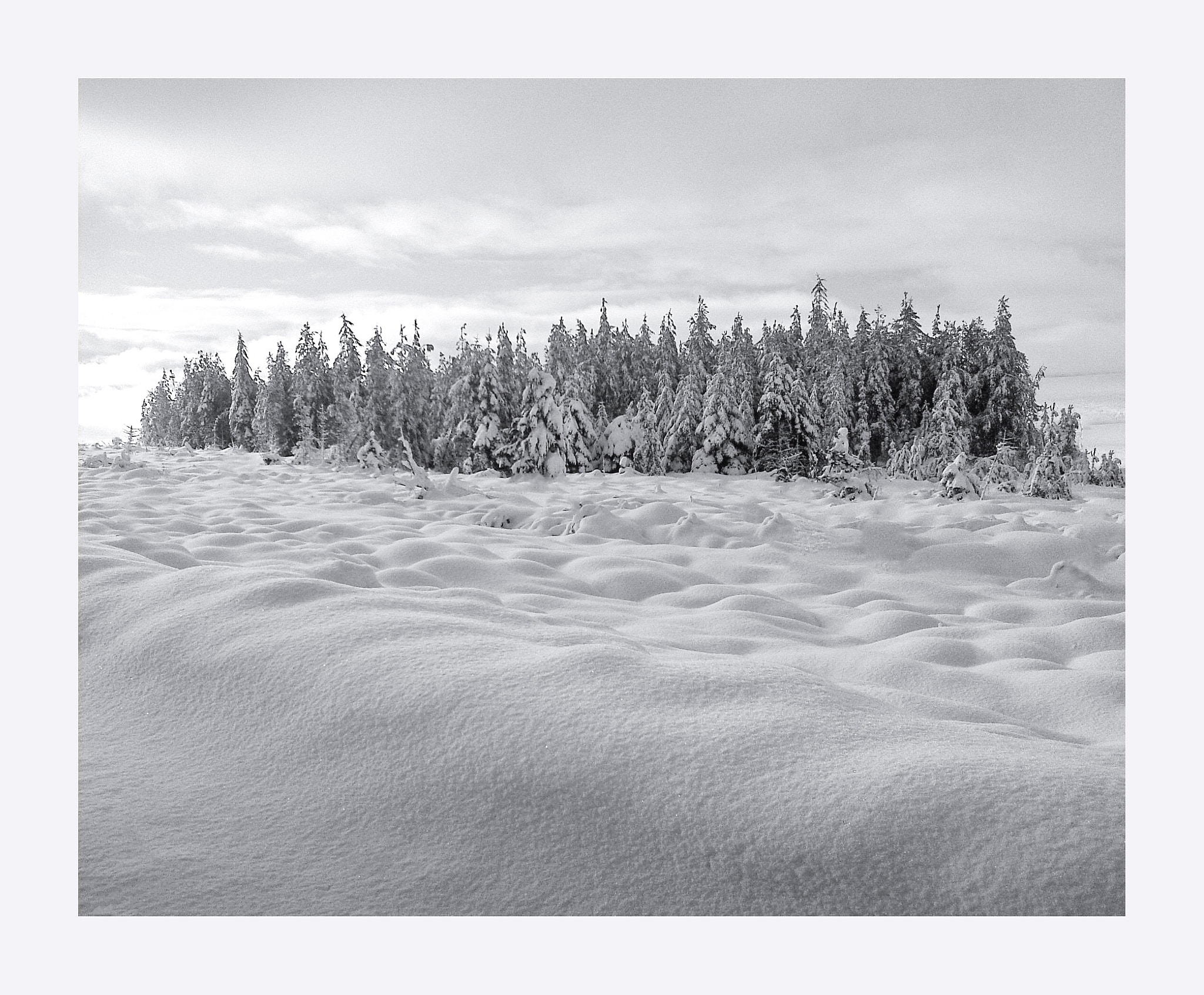 Nokia N96 sample photo. Snow in the wicklow mountains. 2018 photography