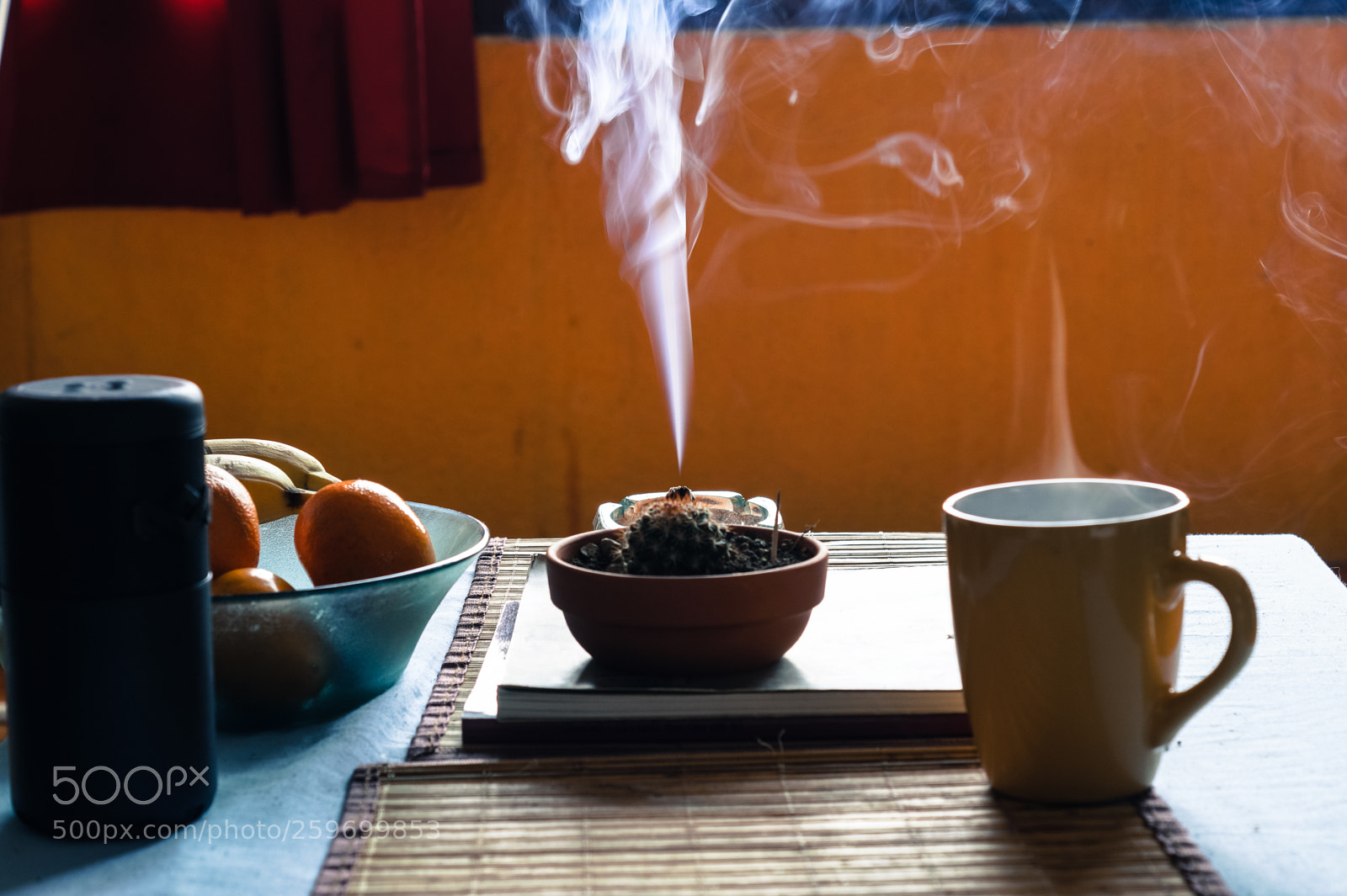 Sony SLT-A58 sample photo. Incense photography