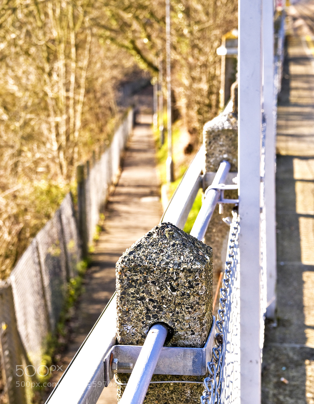 Nikon D300 sample photo. From train station platform photography