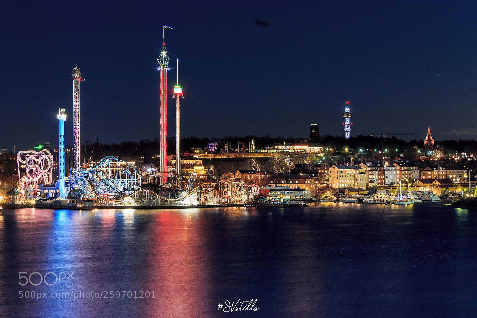 Canon EOS 70D sample photo. Stockholm @ night photography
