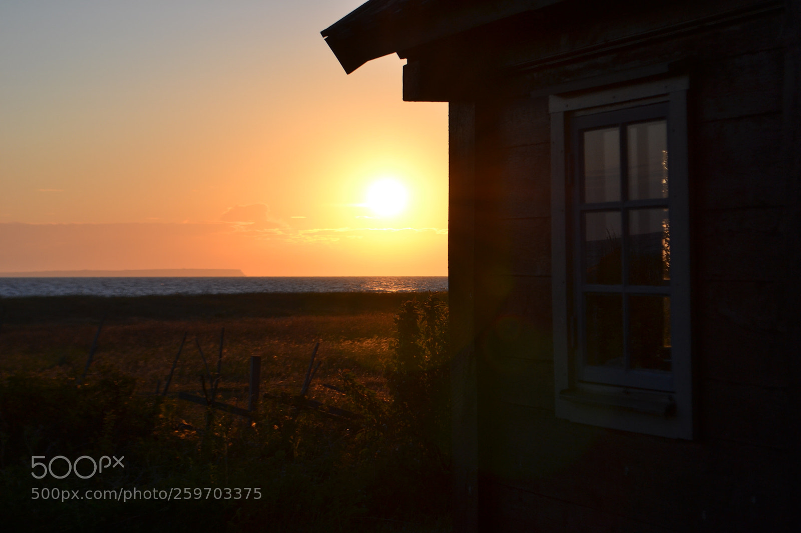 Nikon D3100 sample photo. Sunset cottage photography