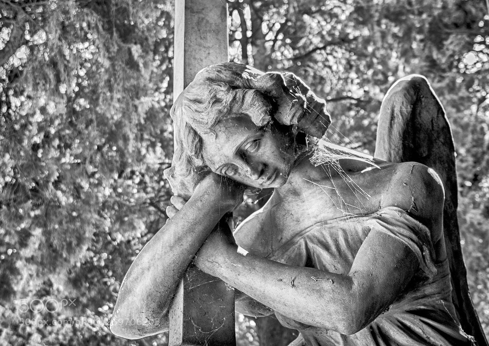 Sony Alpha DSLR-A200 sample photo. Sadness of marble and photography