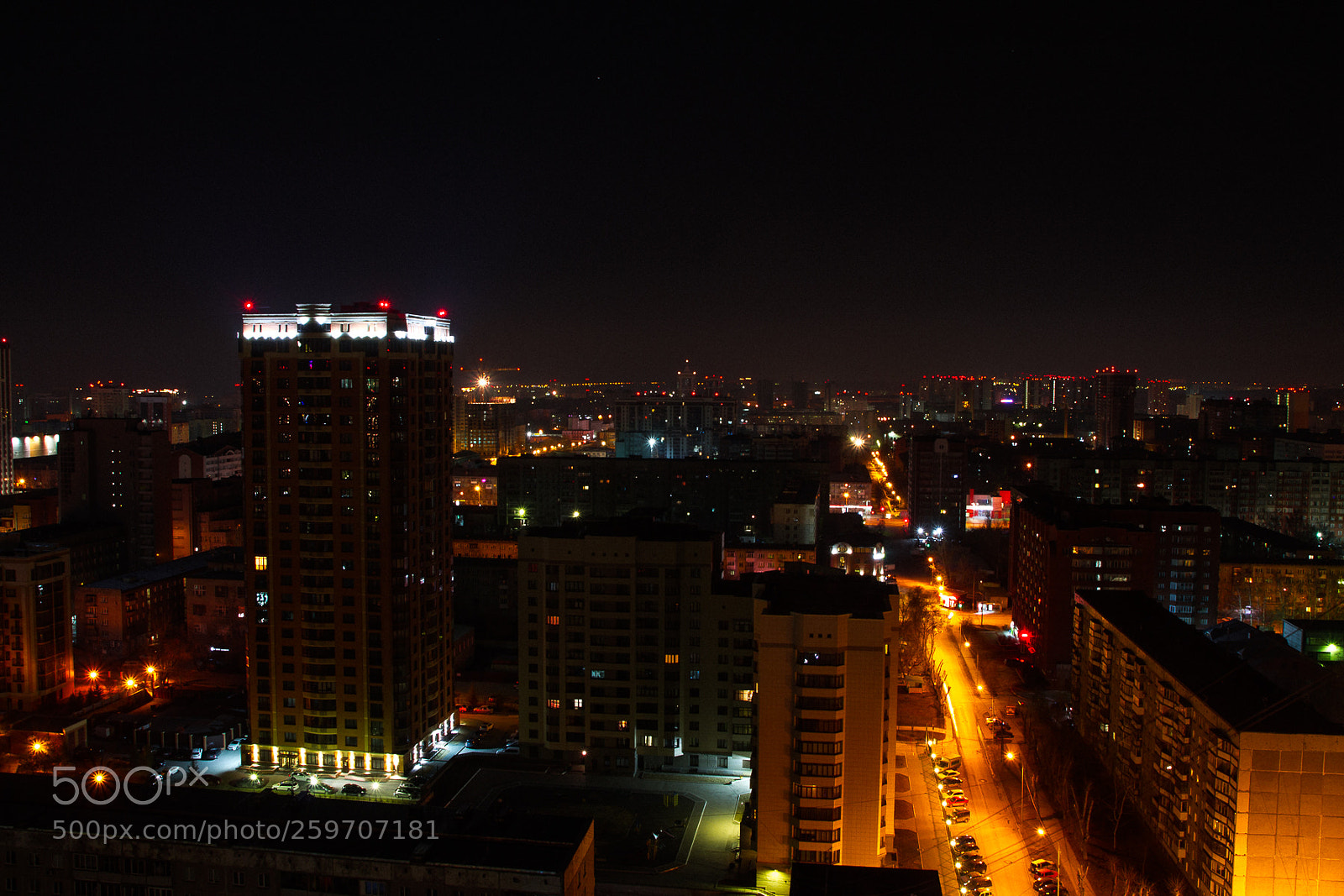 Canon EOS 1100D (EOS Rebel T3 / EOS Kiss X50) sample photo. Night novosibirk photography