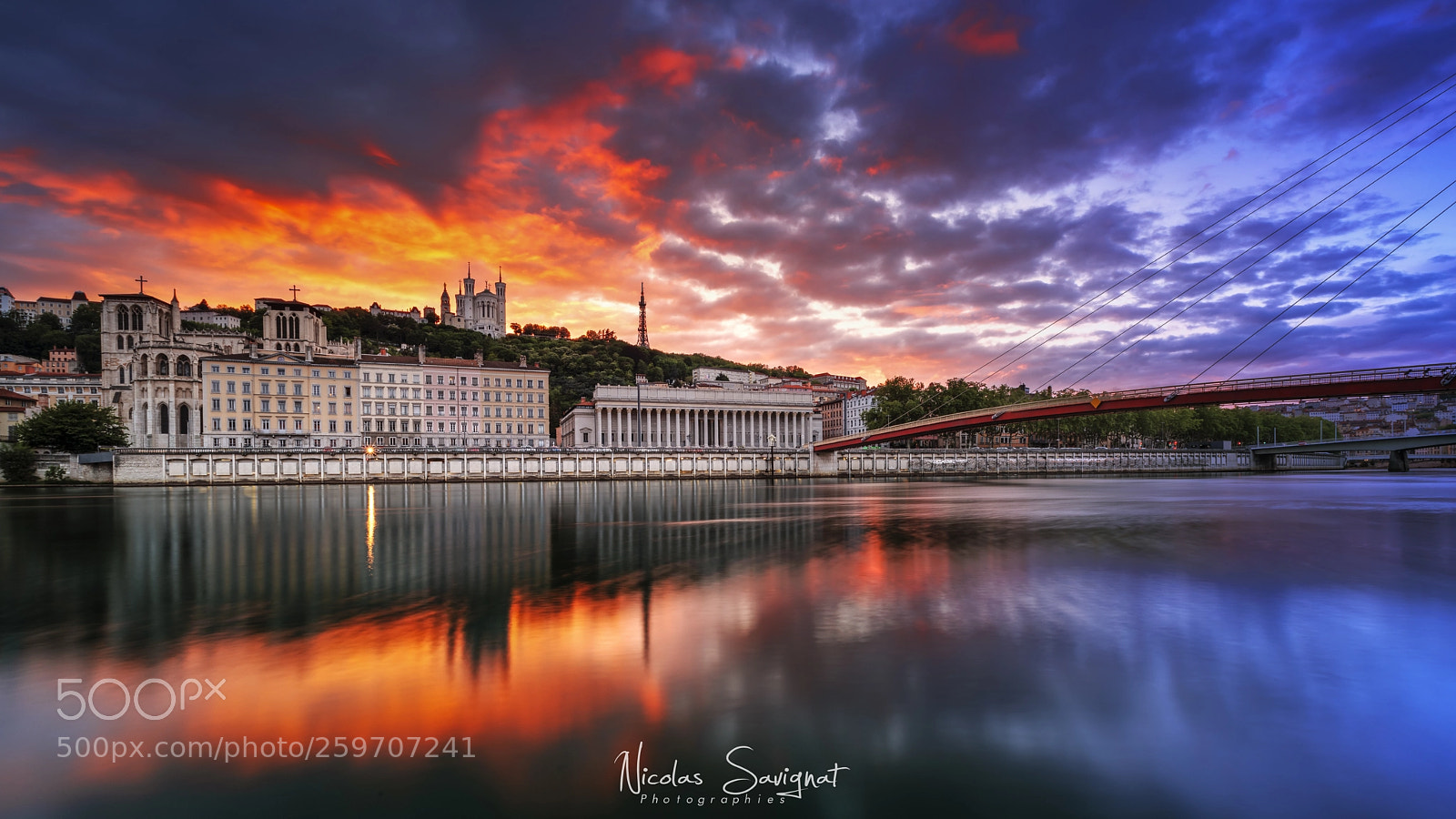 Canon EOS 5D Mark IV sample photo. Lyon sunset photography