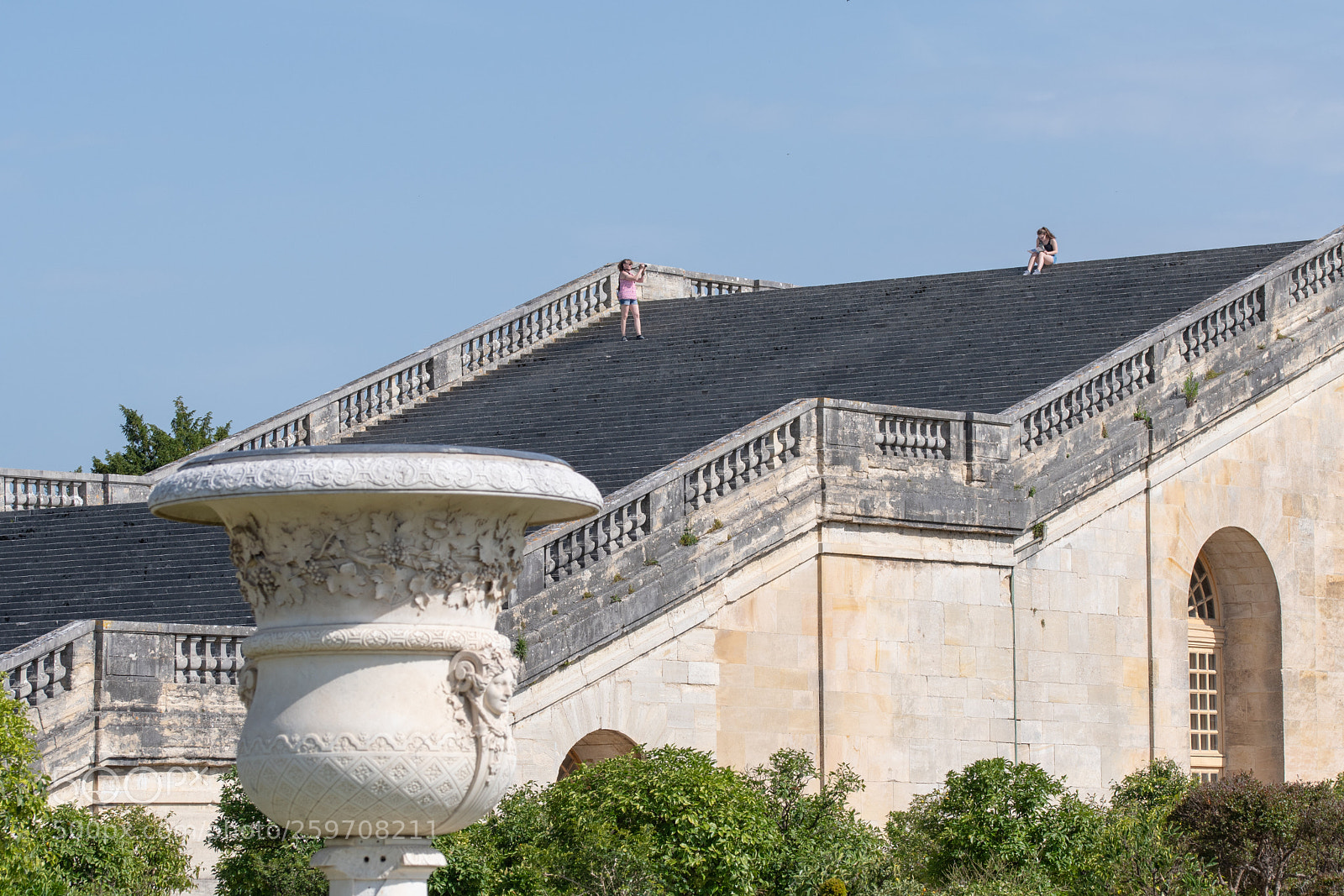 Nikon D500 sample photo. Les cent marches (versailles) photography