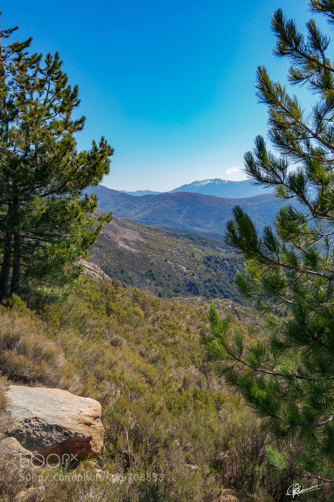 Sony Cyber-shot DSC-RX100 II sample photo. Corsican hills and mountains photography