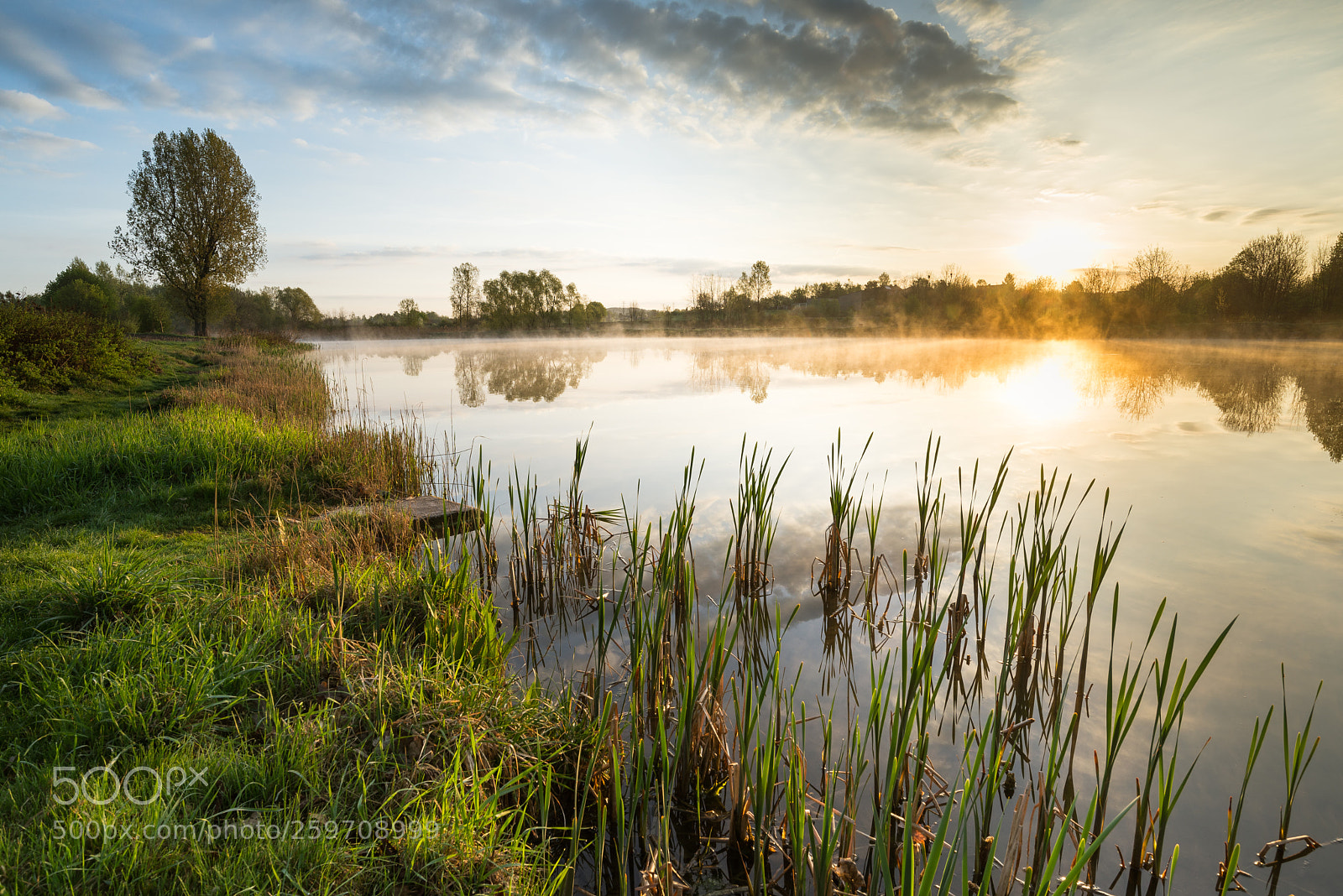 Nikon D610 sample photo. Sunrise on the lake photography