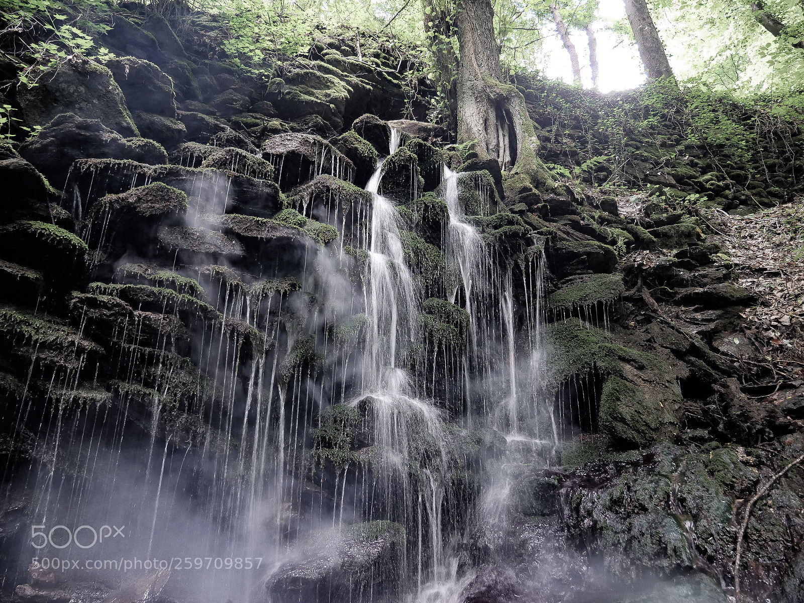 Panasonic Lumix DC-G9 sample photo. Moody waterfall photography