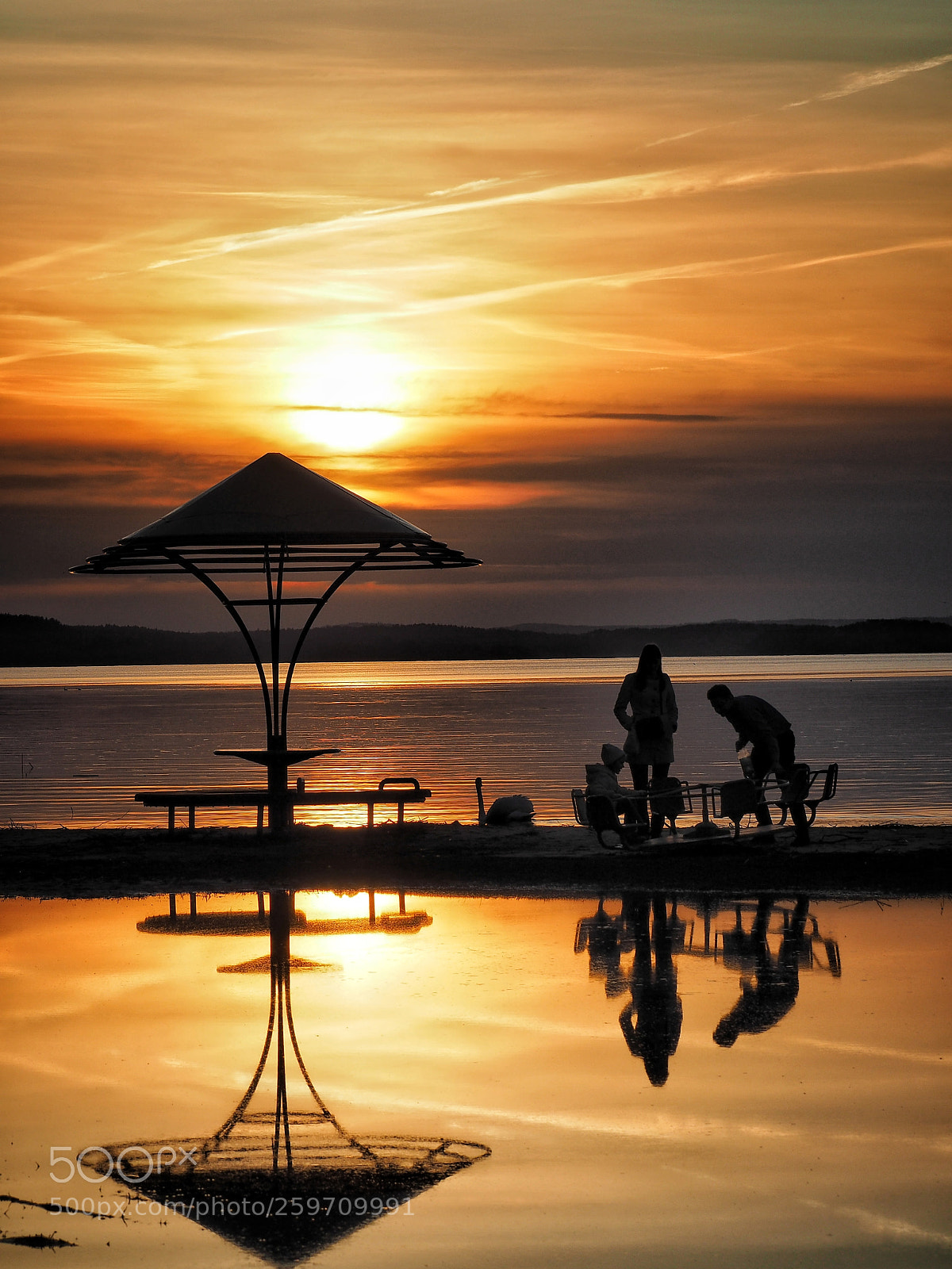 Olympus OM-D E-M5 II sample photo. Reflections at sunset photography