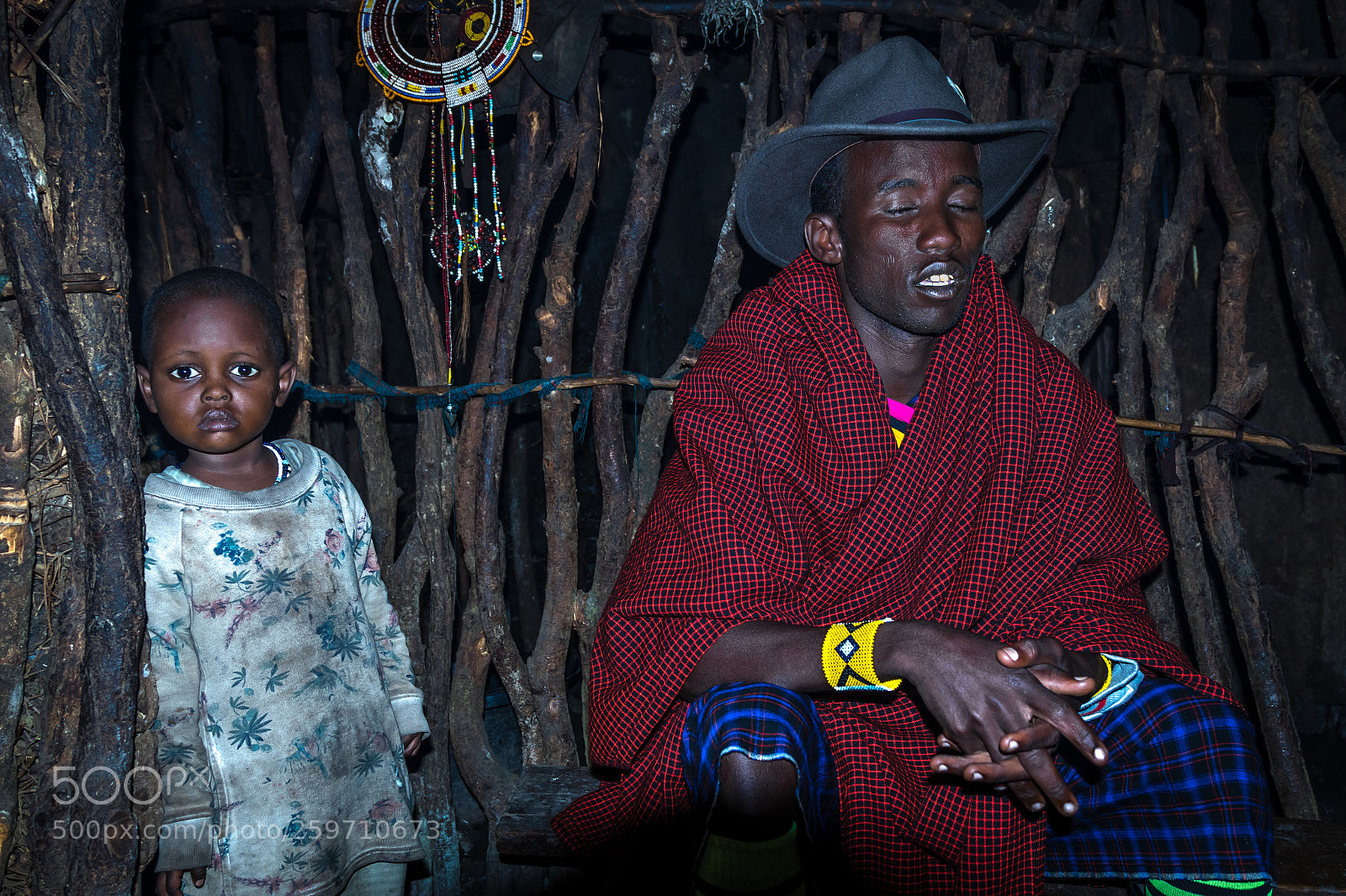 Canon EOS 7D Mark II sample photo. Masai man and his photography