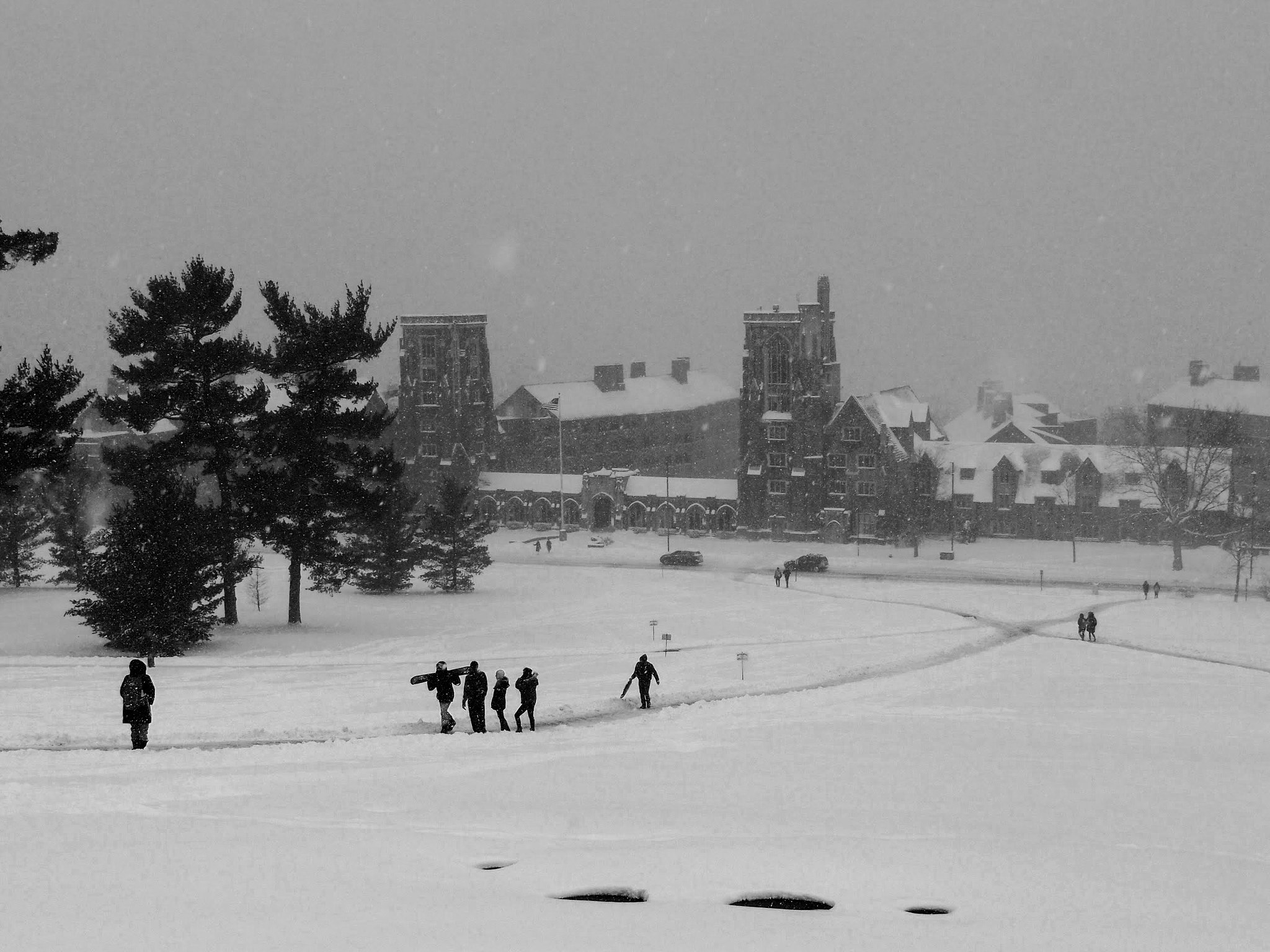 Olympus XZ-1 sample photo. Snow day photography