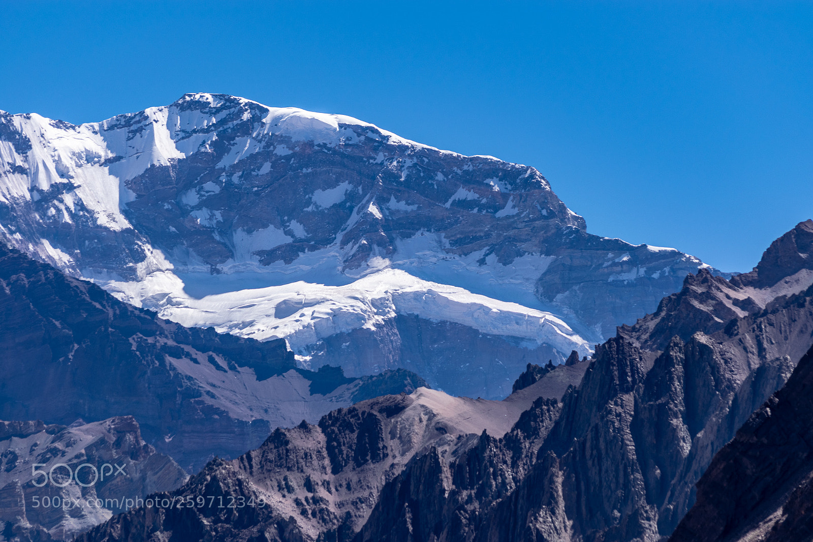 Nikon D5300 sample photo. Aconcagua's glaciers. photography