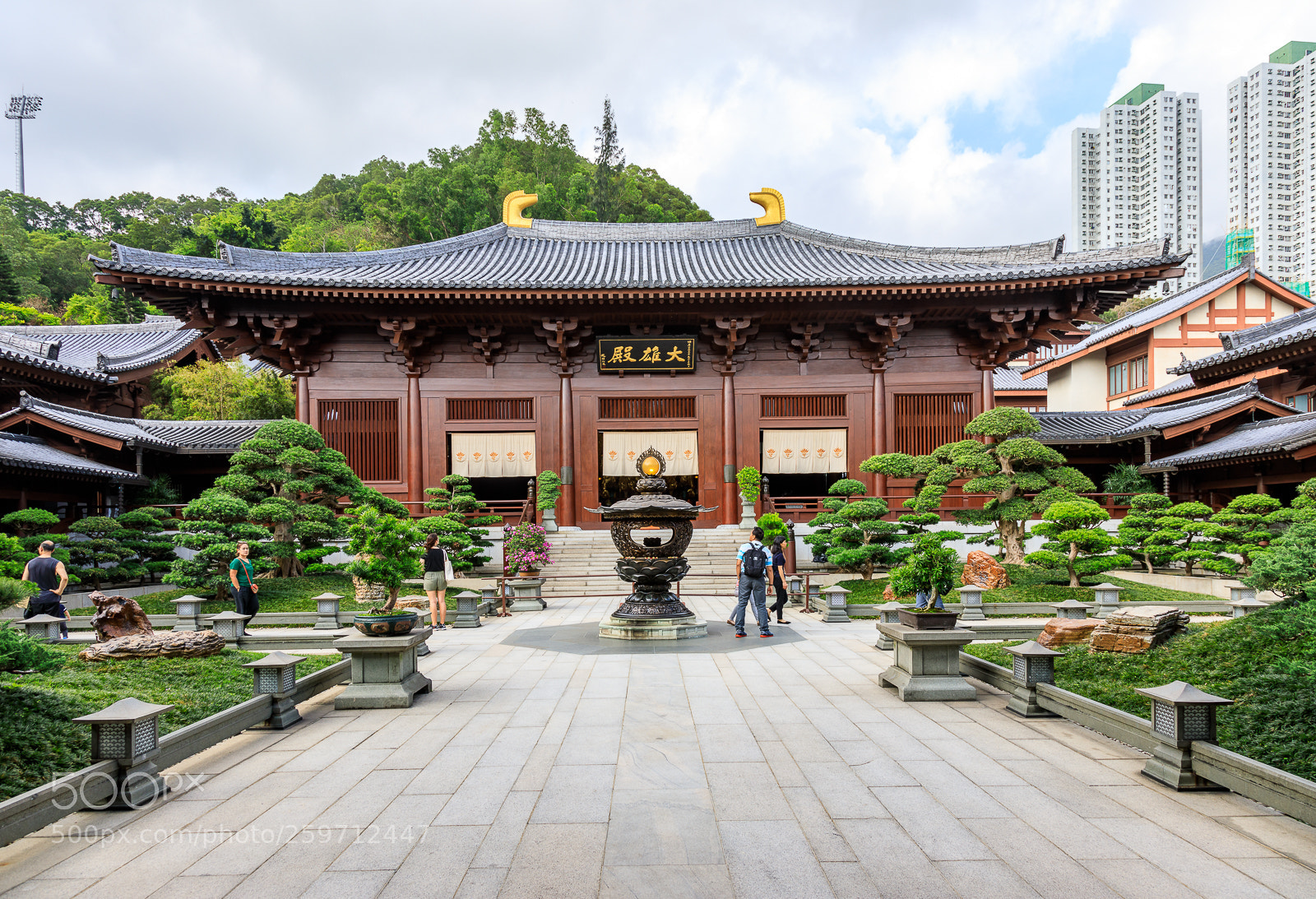 Canon EOS 5D Mark IV sample photo. Chi lin nunnery photography