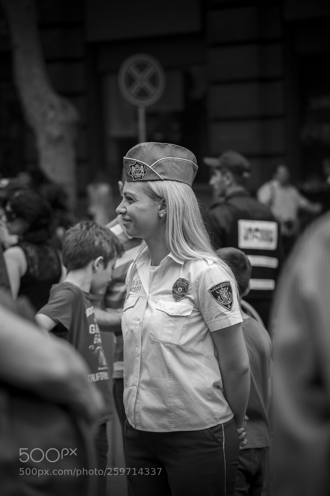 Canon EOS 5D Mark II sample photo. Georgian policewomen photography