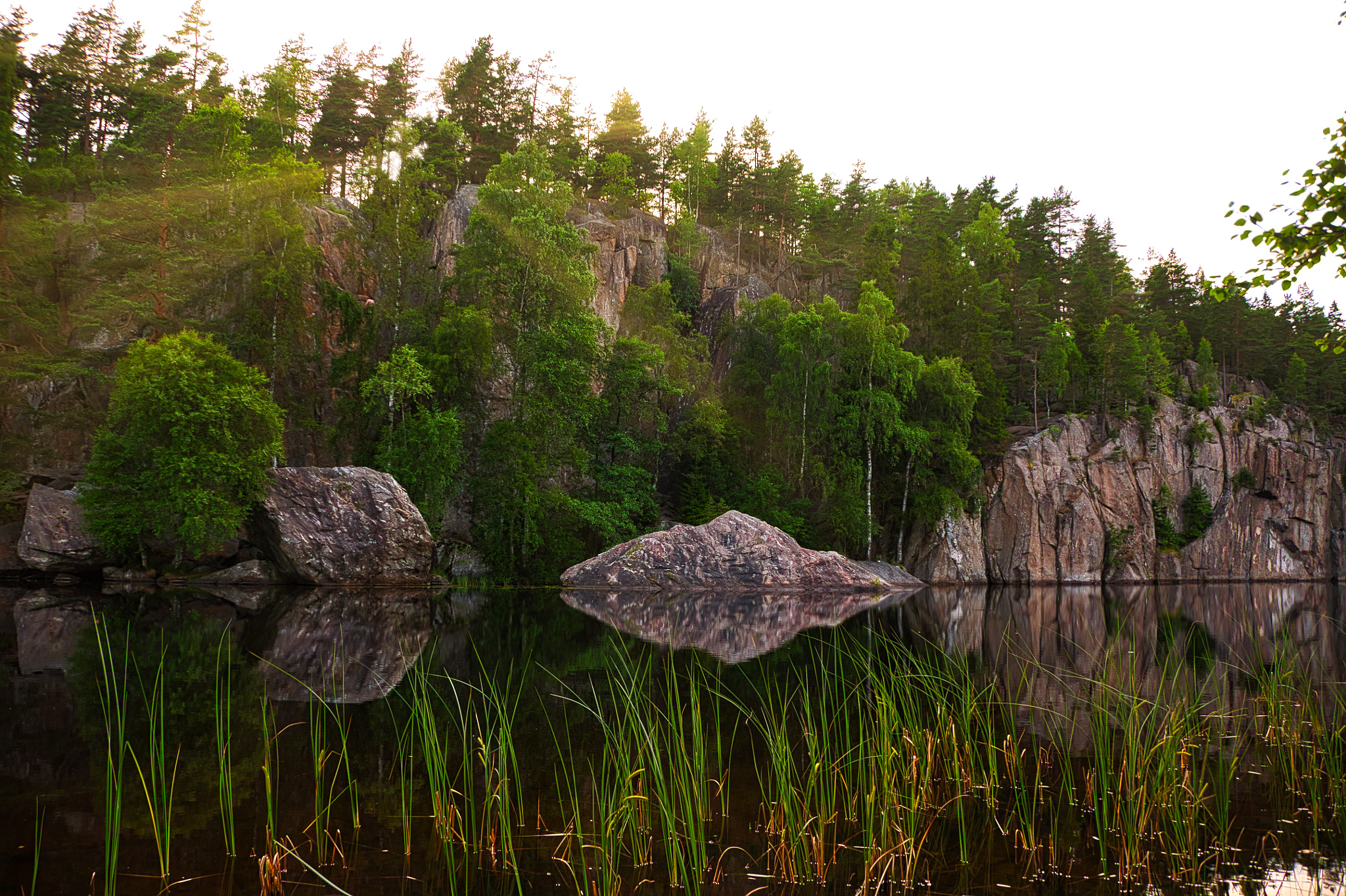 Nikon D90 sample photo. Reflections in lake in oslo photography