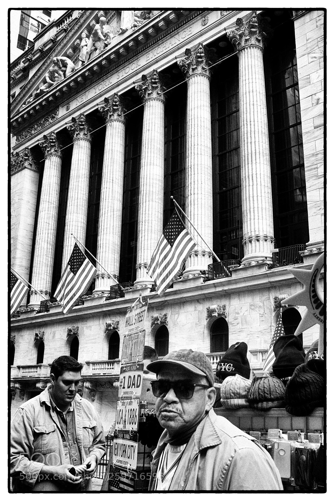Fujifilm X100F sample photo. Ny stock exchange photography