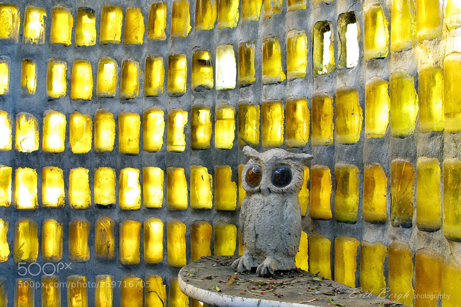 Canon PowerShot G12 sample photo. Owl in beer bottle photography