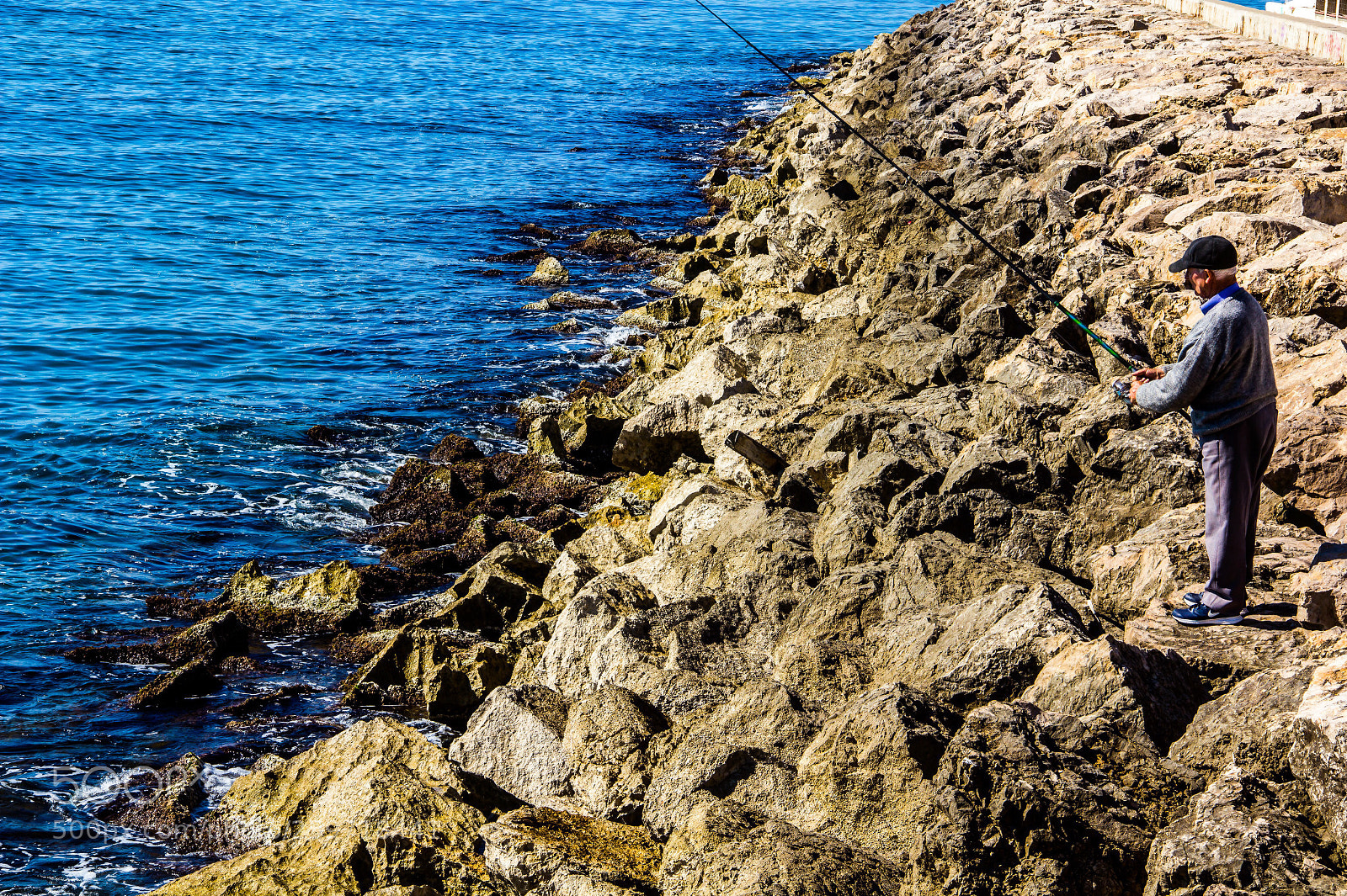 Canon EOS 60D sample photo. Fisherman in barcelona photography