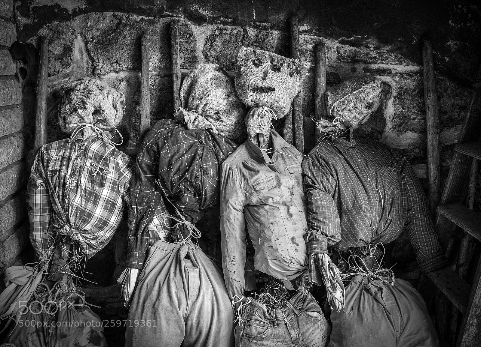 Fujifilm FinePix X100 sample photo. Scarecrow family photography