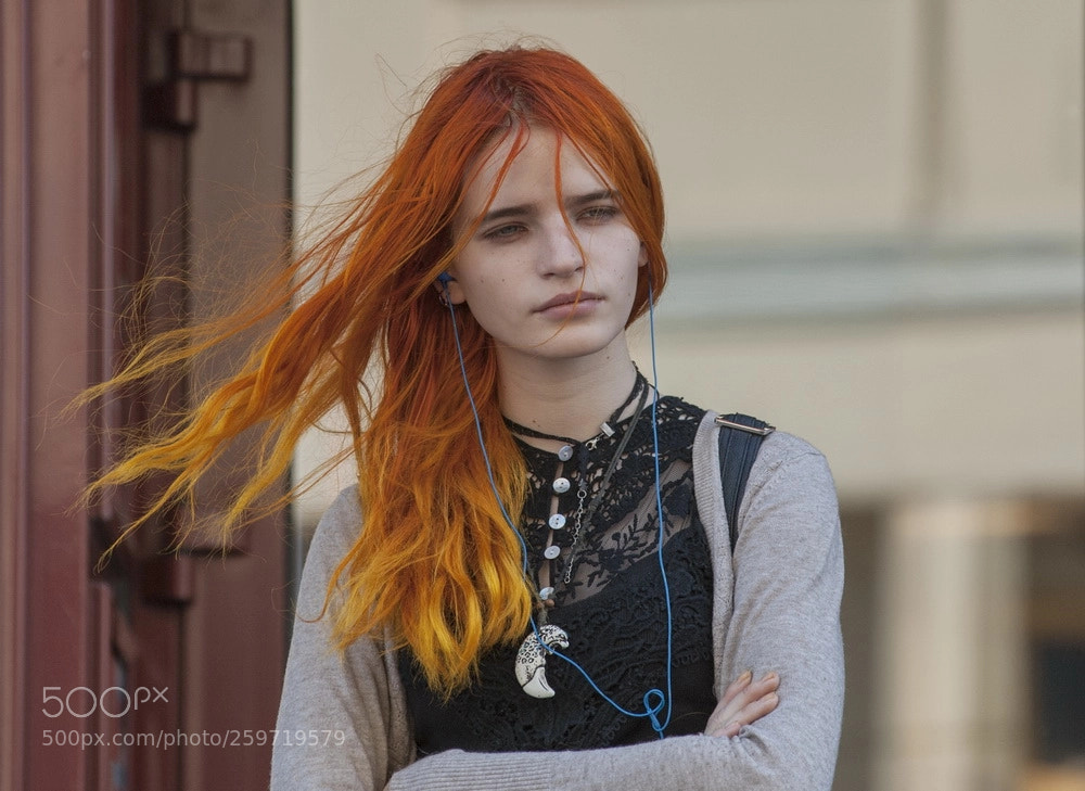 Nikon D3 sample photo. Hair color and wind ... photography