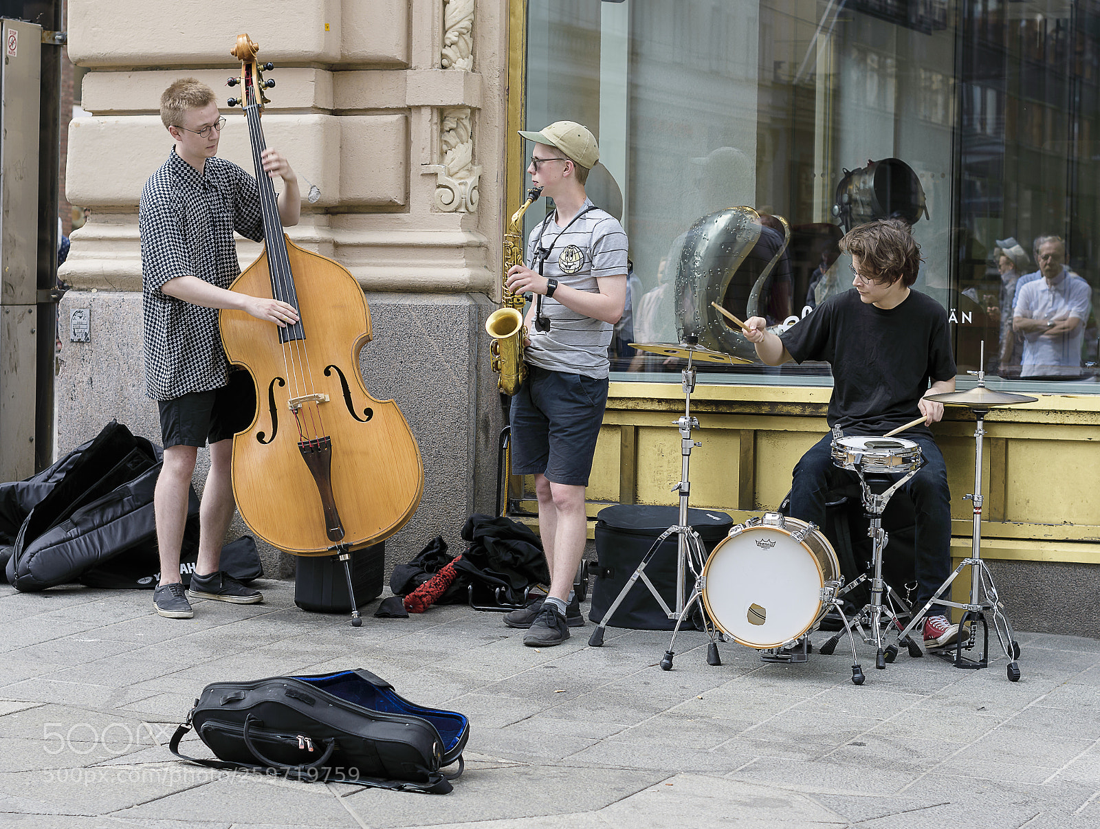 Nikon D3400 sample photo. Street band photography