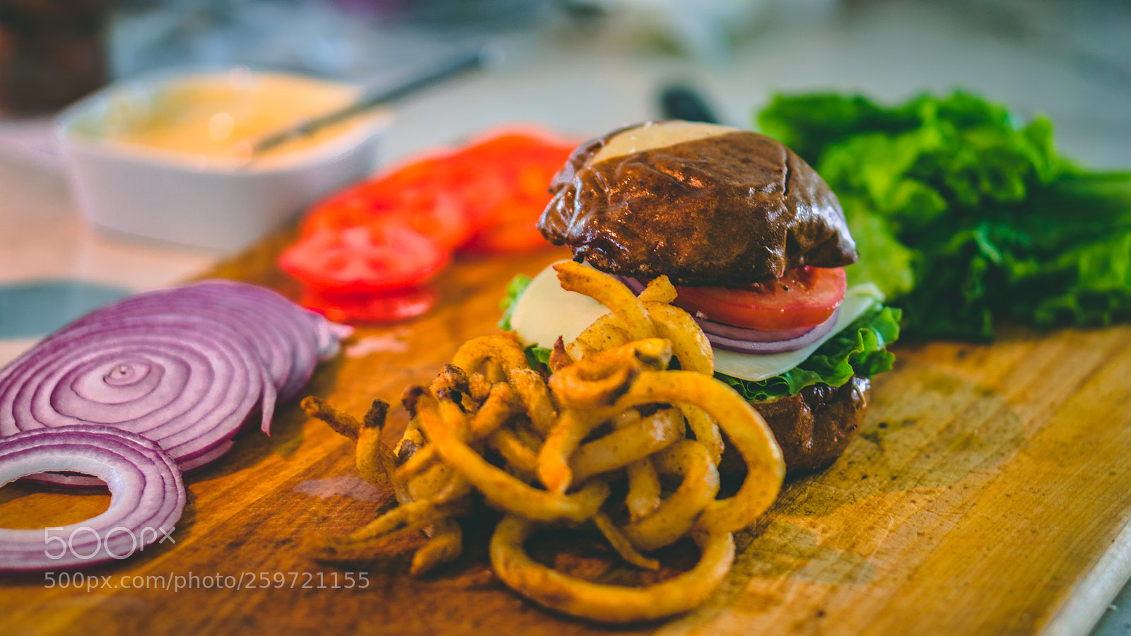 Sony a6300 sample photo. Burger time photography