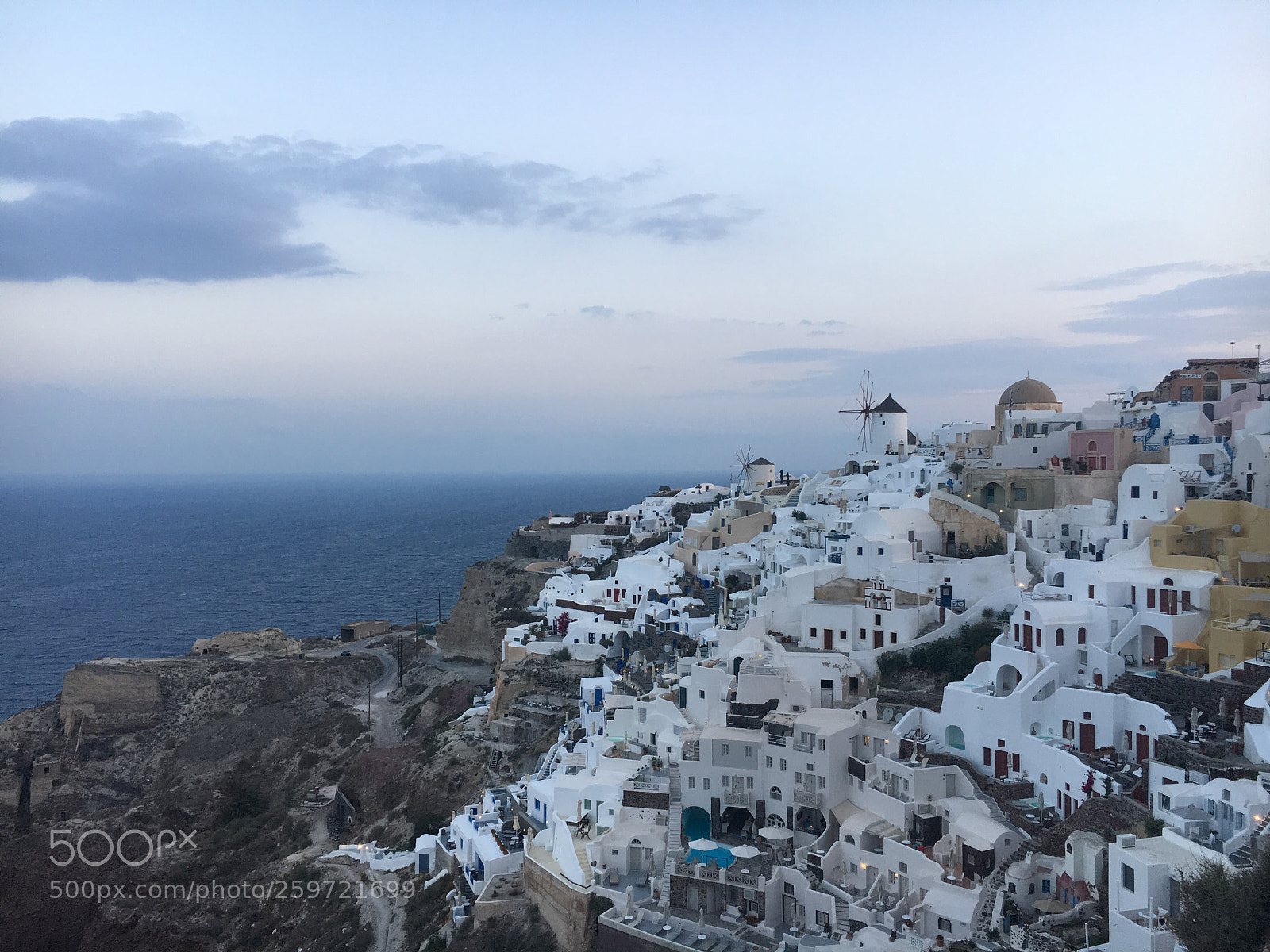 Apple iPhone 6s sample photo. Morning in oia  photography