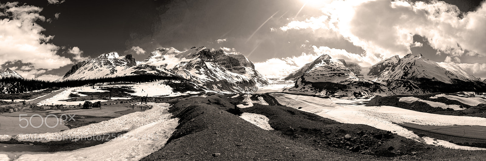 Nikon D610 sample photo. Columbia icefield, jasper national photography