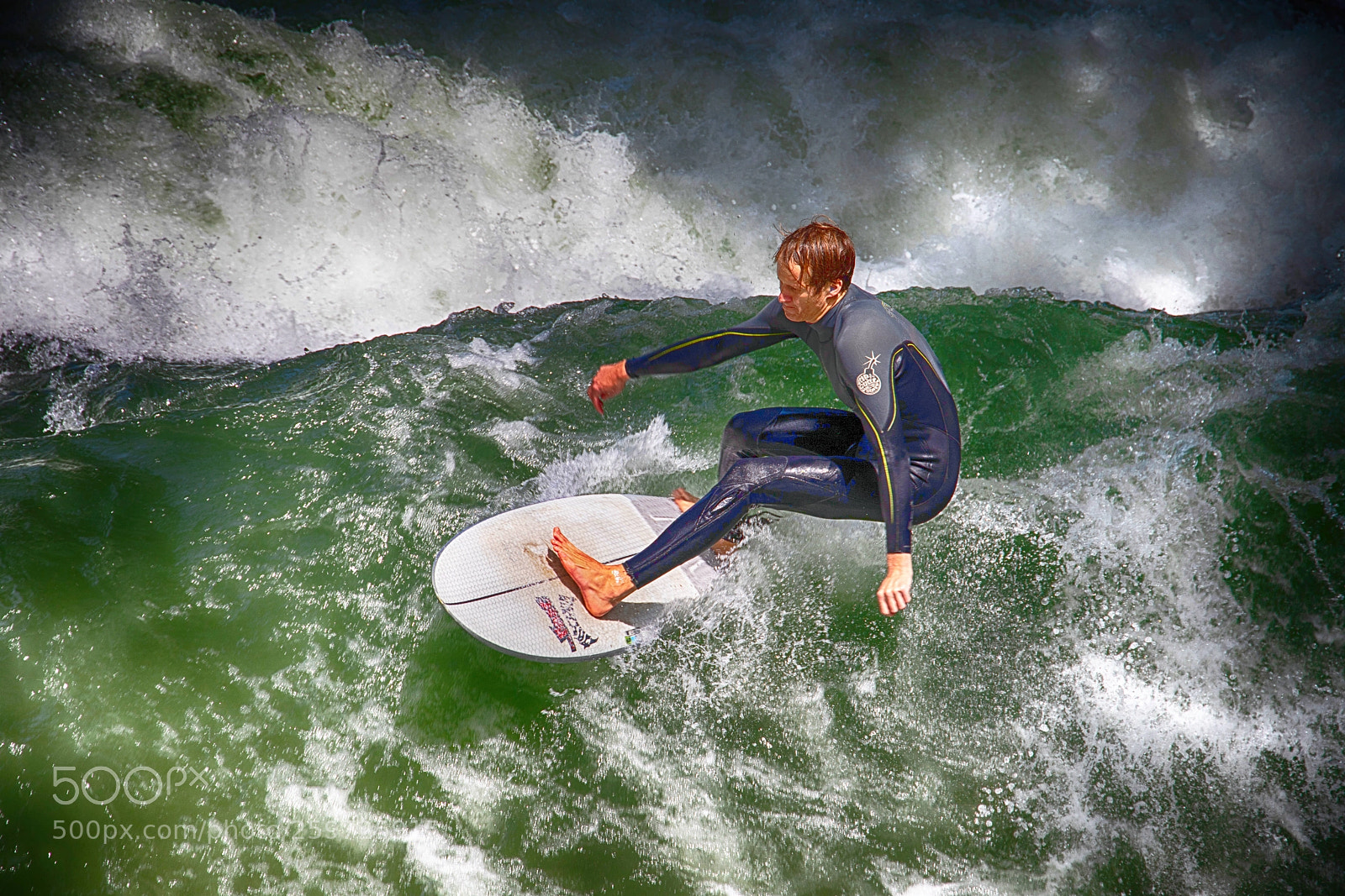 Canon EOS 6D Mark II sample photo. Eisbach surfing photography