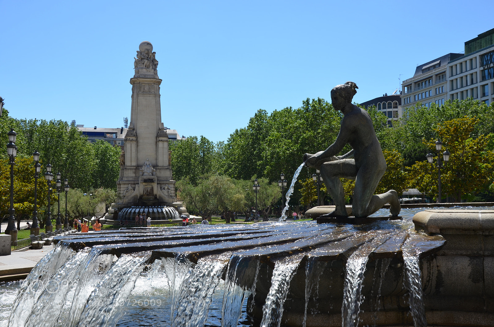 Nikon D5100 sample photo. Fountain photography