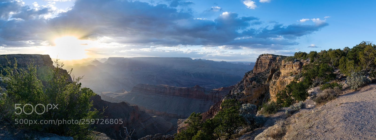 Nikon D5300 sample photo. South rim sunset photography