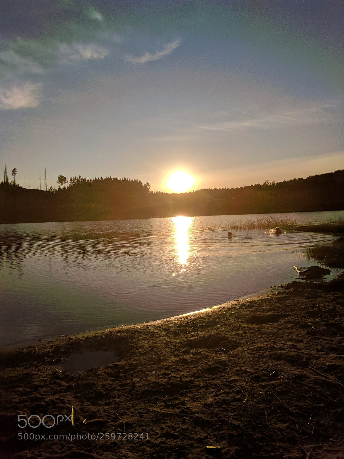 Google Pixel sample photo. Lake time with kids photography