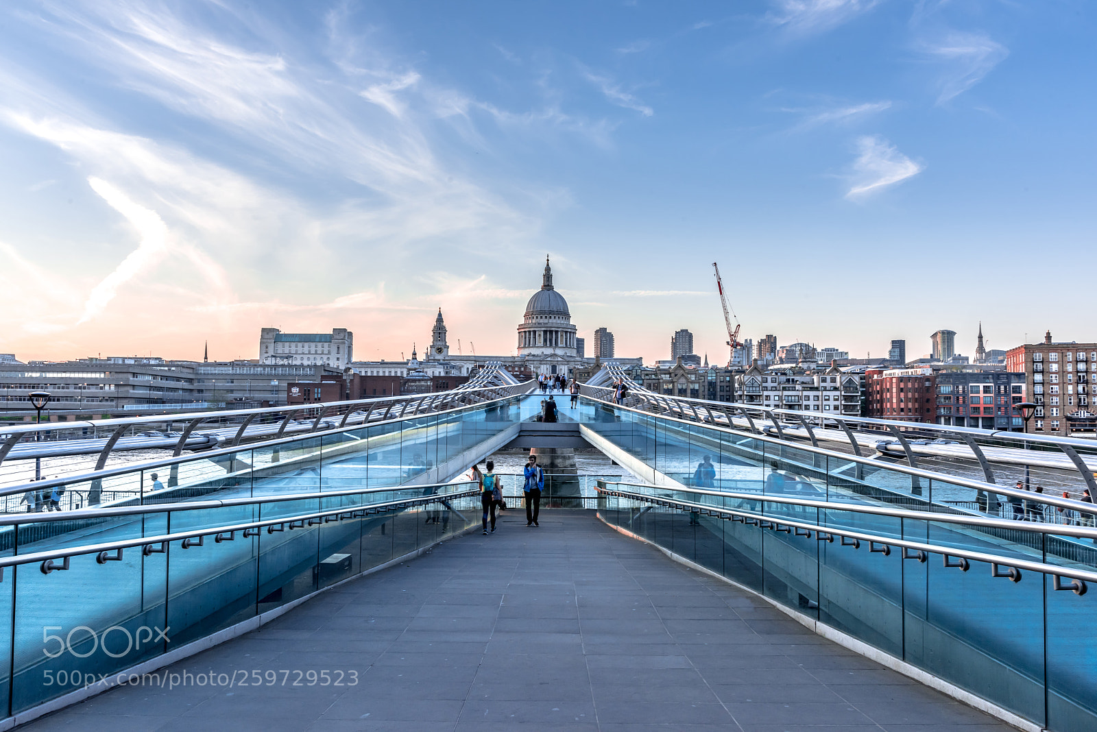 Nikon D810 sample photo. London millennuim bridge photography