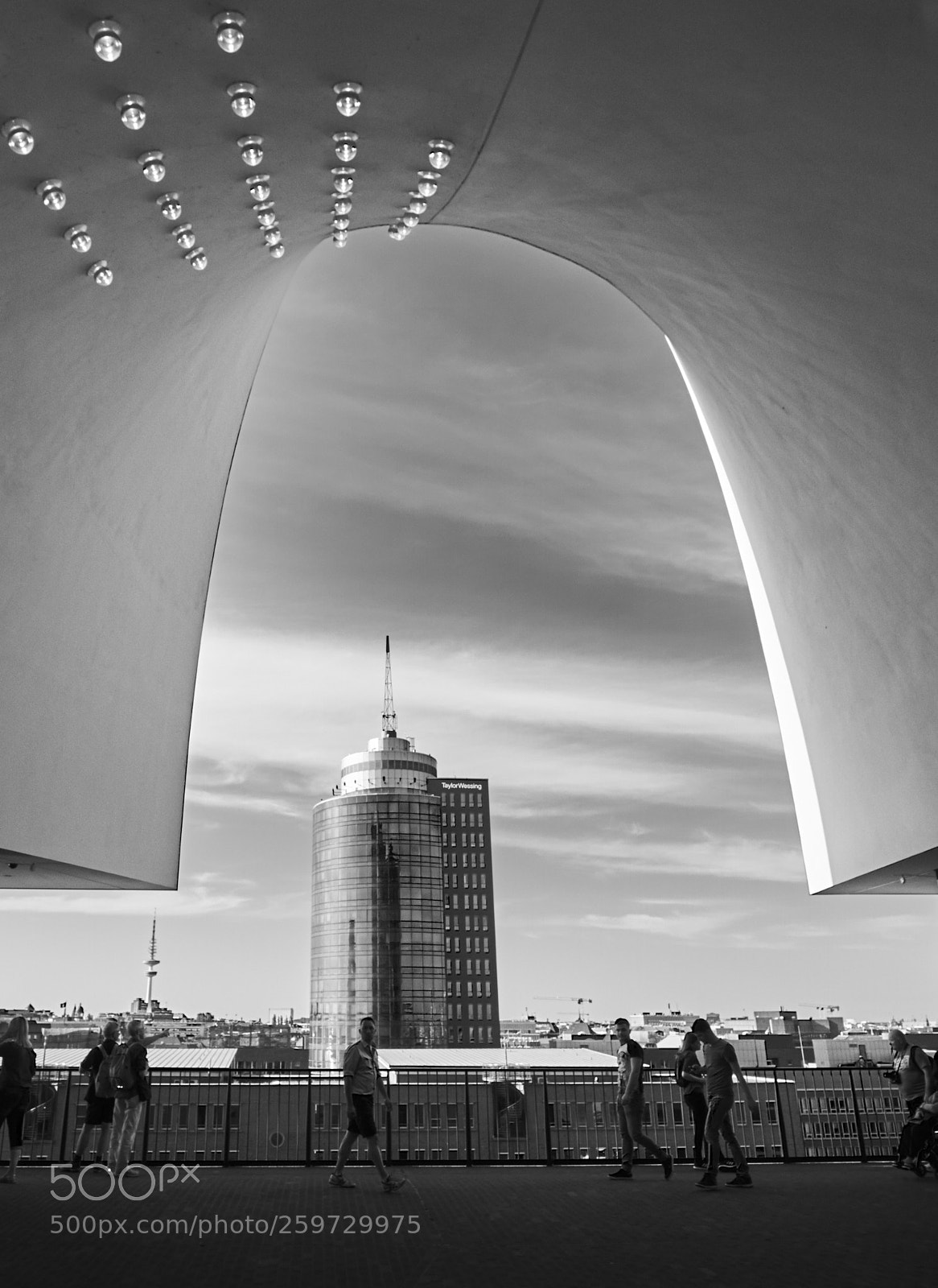 Canon EOS 7D sample photo. Blick von der elbphilharmonie photography