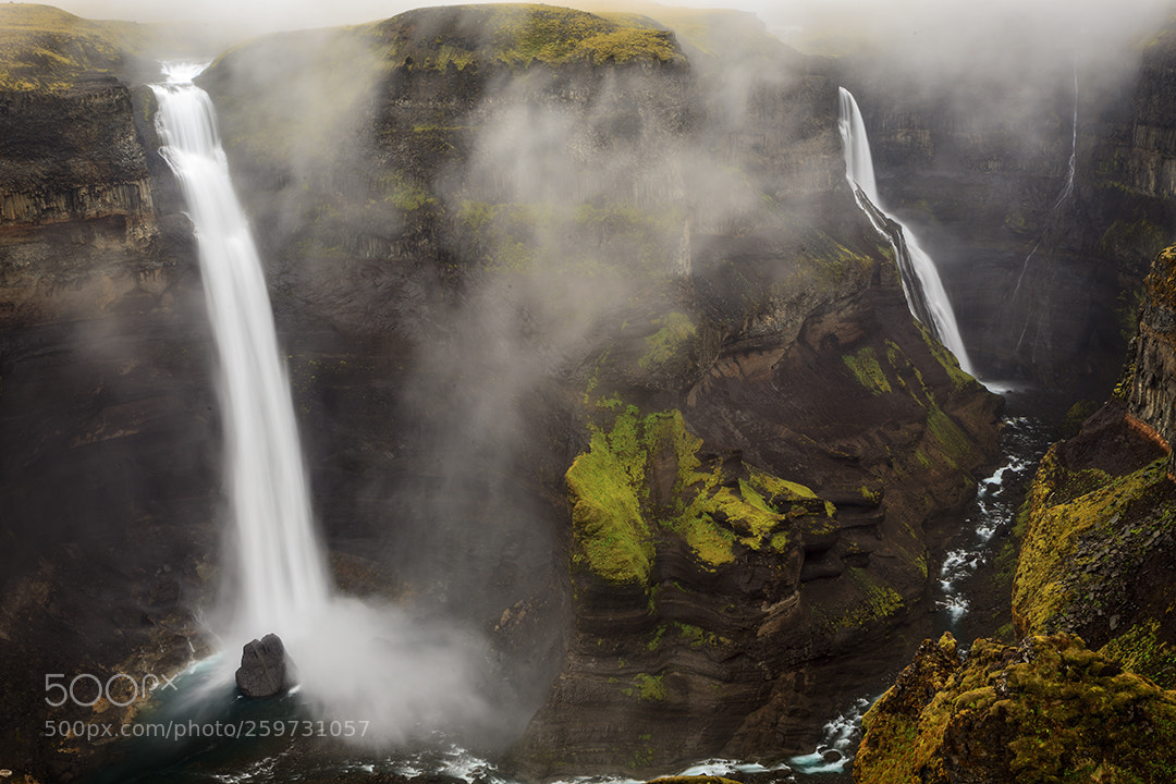 Canon EOS 5D Mark II sample photo. Misty falls photography