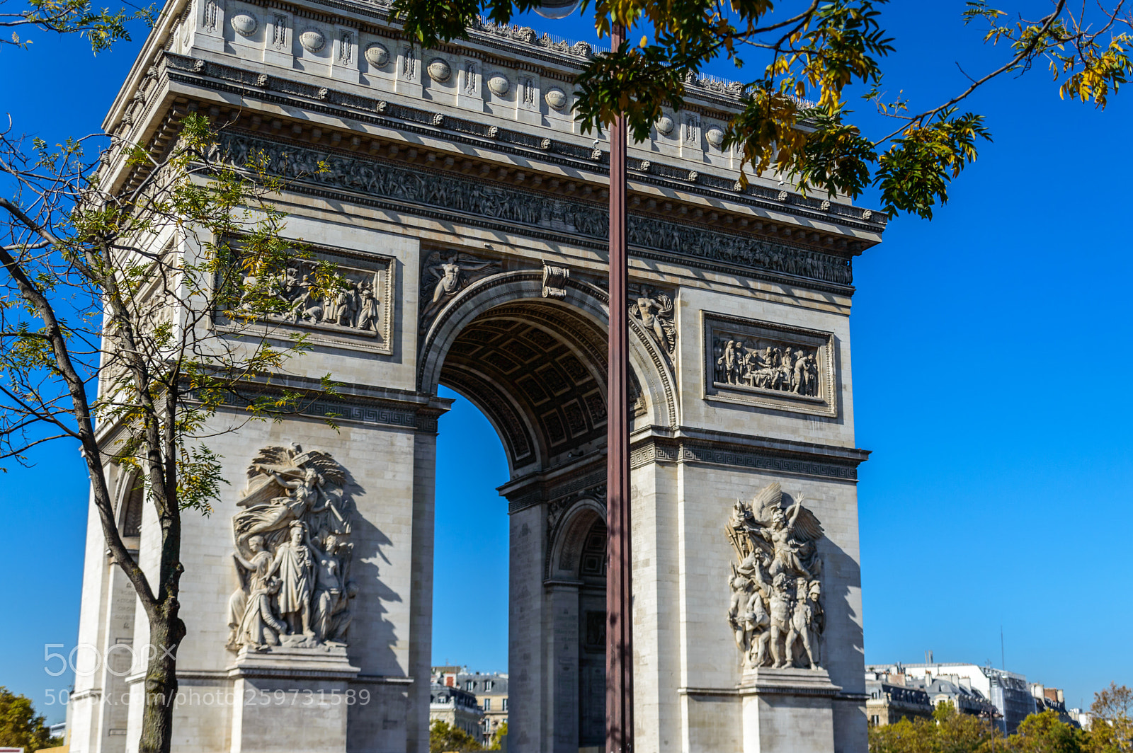 Nikon D3200 sample photo. Arc de triomphe photography