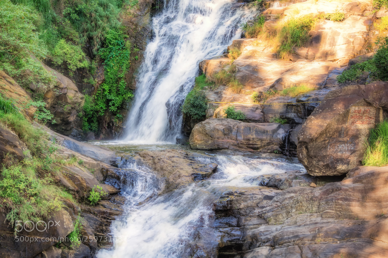 Pentax K-3 sample photo. Waterfall in ella. photography