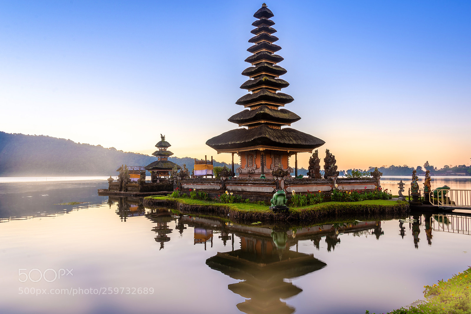 Nikon D610 sample photo. Pura ulun danu beratan photography
