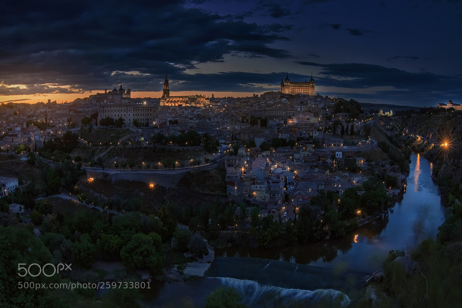 Nikon D7200 sample photo. Toledo in blue photography
