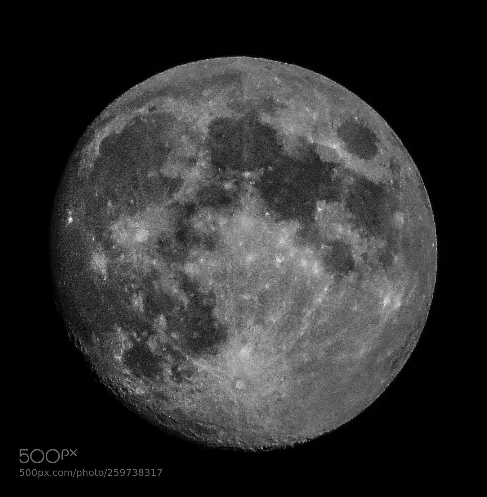 Canon PowerShot SX540 HS sample photo. Moon photography