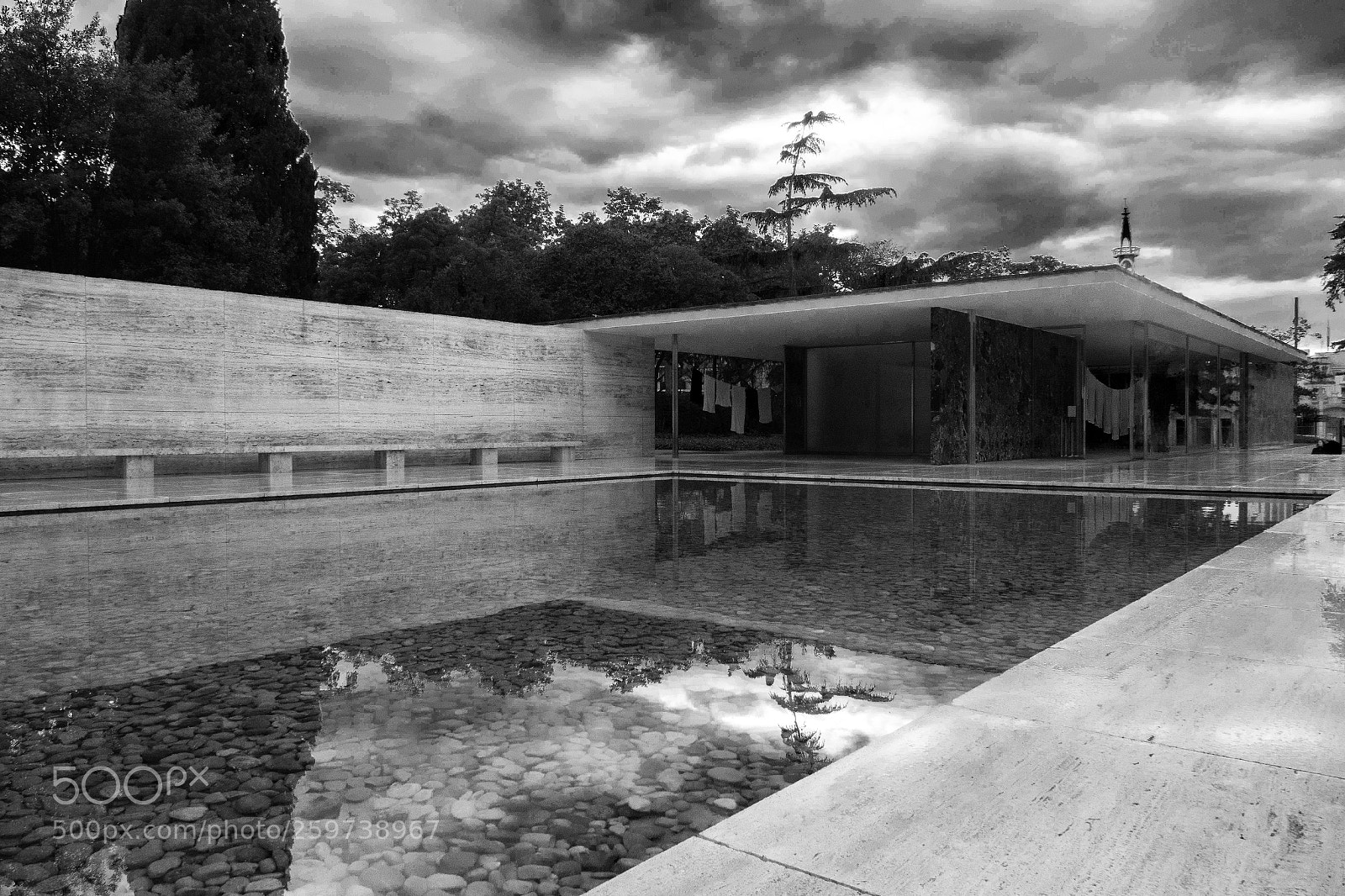 Panasonic Lumix DMC-ZS100 (Lumix DMC-TZ100) sample photo. Pavillion germany, barcelona, catalunya photography
