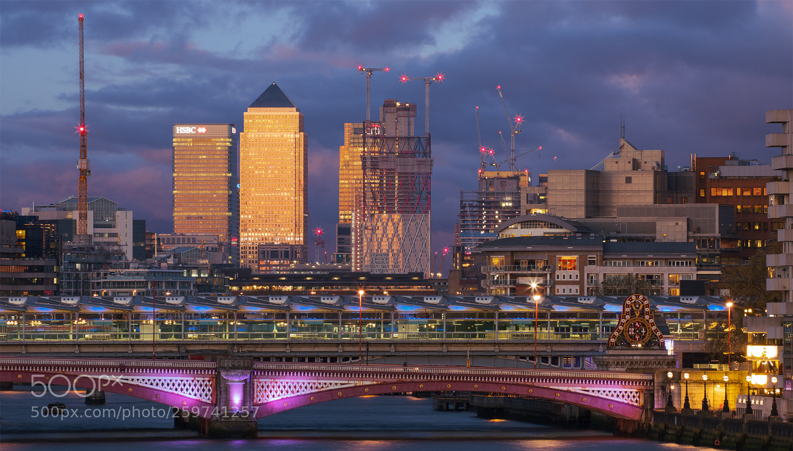 Canon EOS 5D Mark IV sample photo. Sunset from waterloo bridge photography
