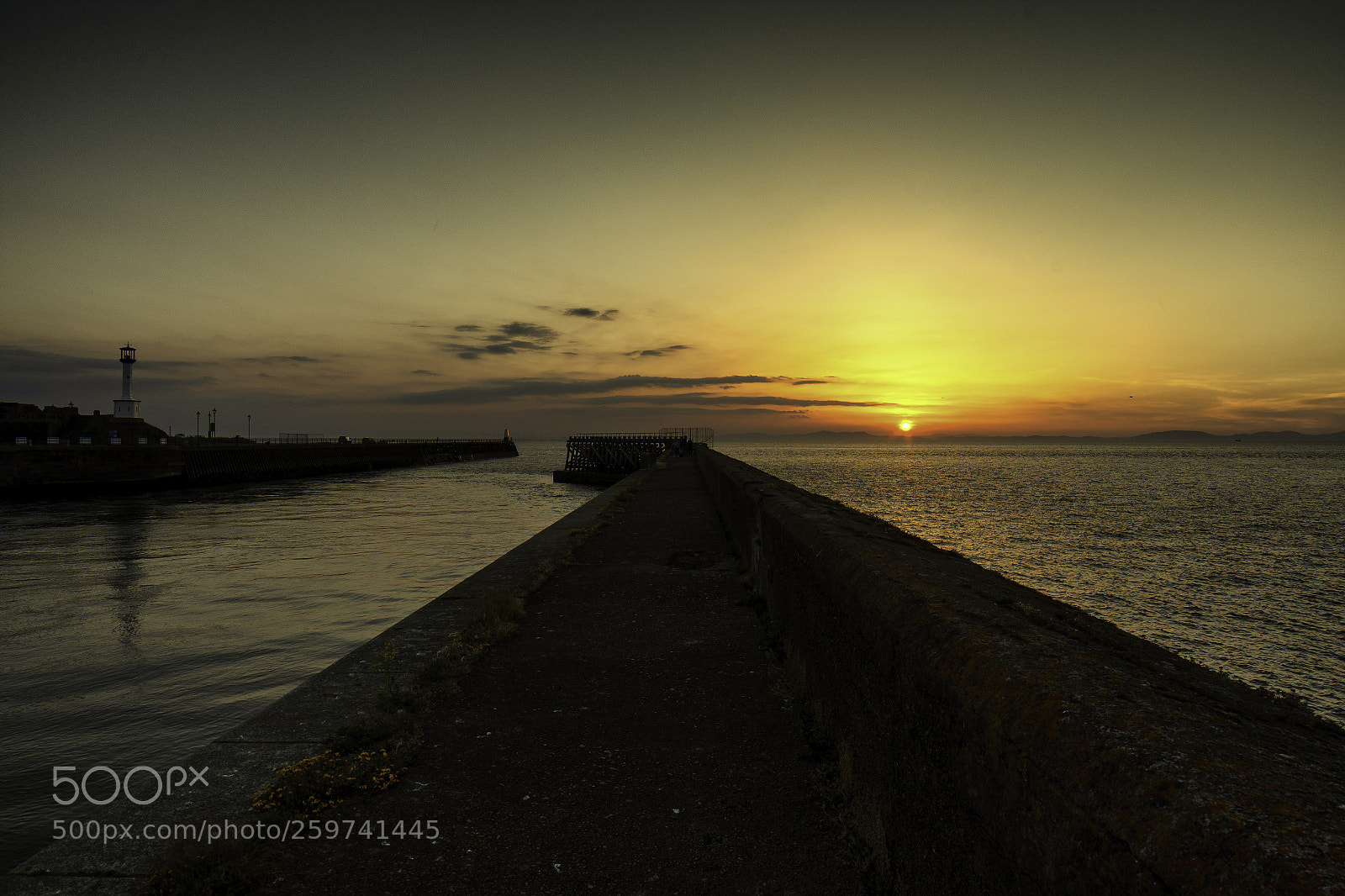 Nikon D7200 sample photo. Maryport harbour sunset photography
