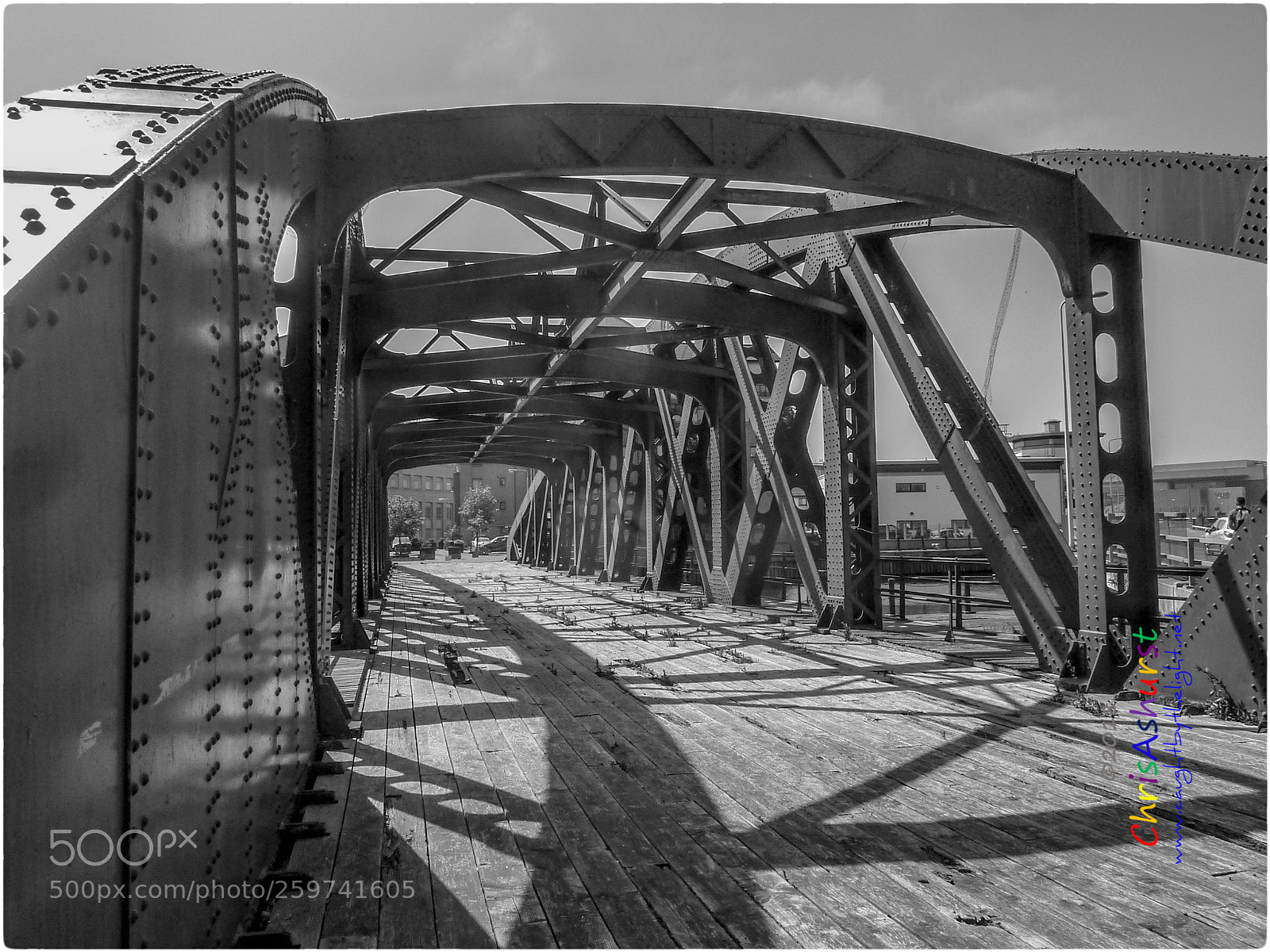 Panasonic DMC-TZ7 sample photo. Victoria swing bridge leith photography