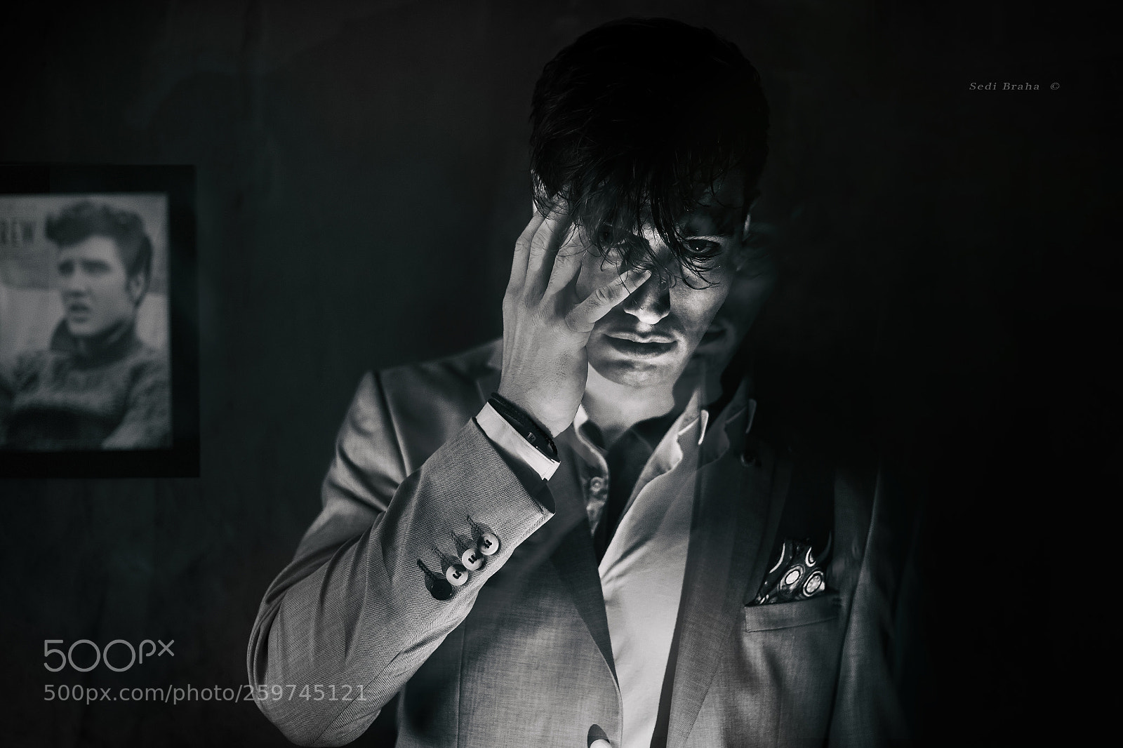 Canon EOS 6D sample photo. Double exposure portrait photography